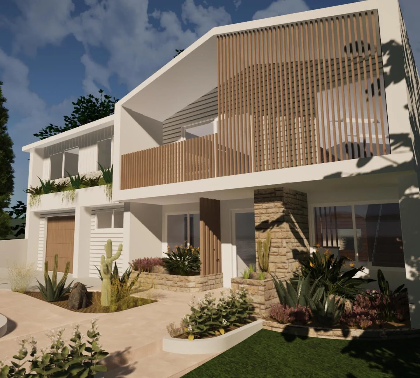 Realistic 3D render vs basic 3D model? Chalk and cheese. 🤯

One shows shape and structure, the other brings your home to life with colours, textures, materials, landscaping and light. You&rsquo;re no longer guessing, you can actually picture what yo