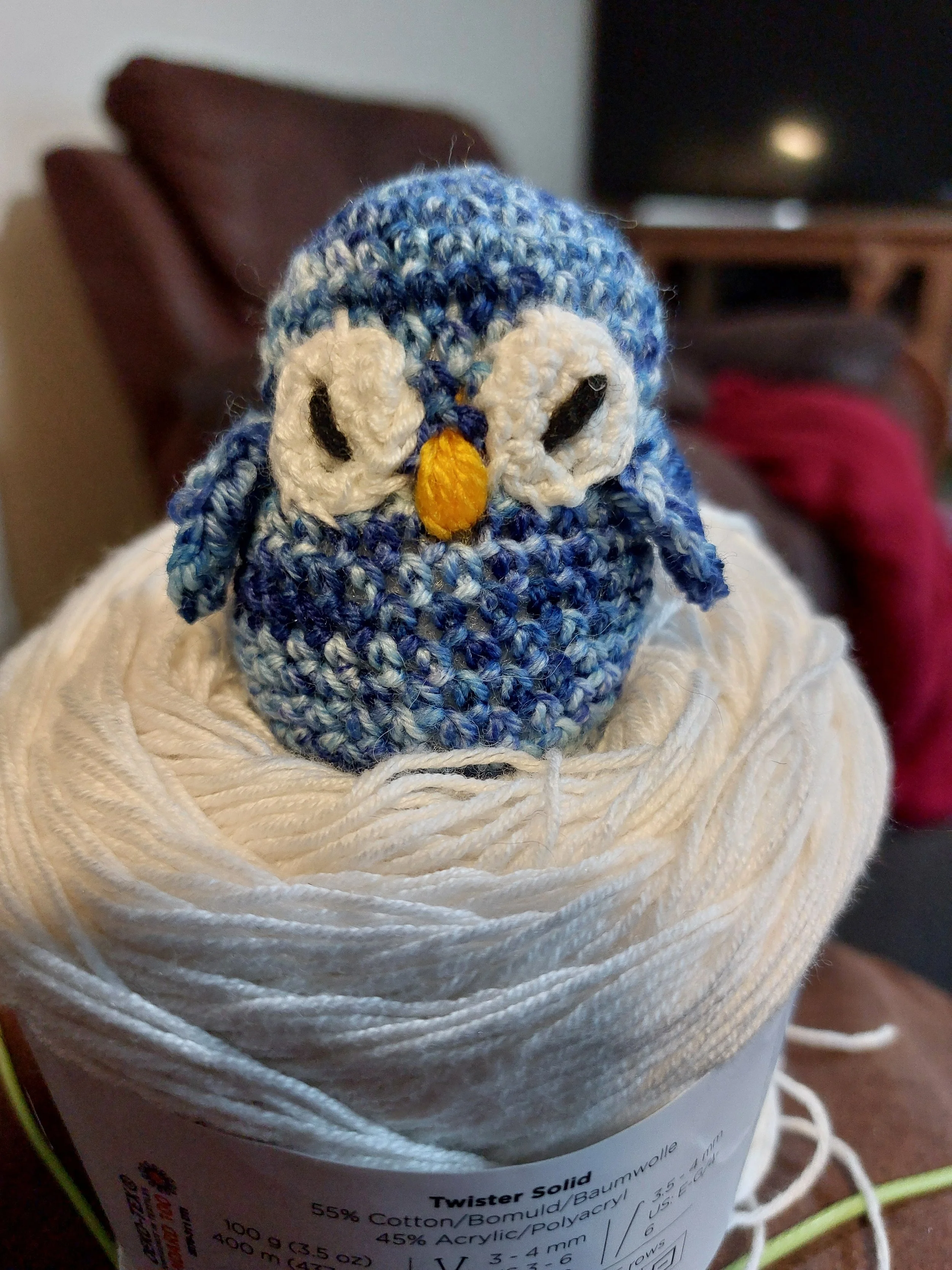 Baby bird amigurumi