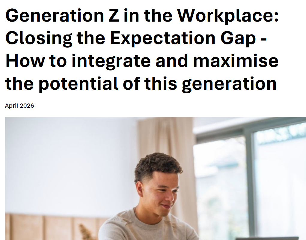 Our Research Paper on Gen Z in the workplace is out now