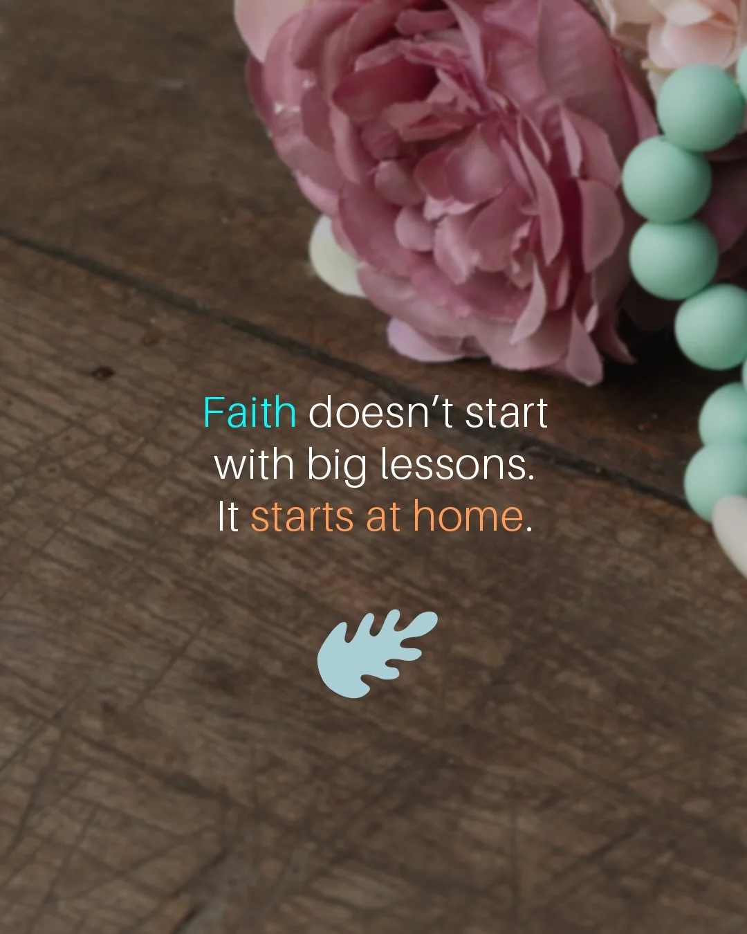 Faith isn&rsquo;t formed in one big moment.
It&rsquo;s built slowly &mdash; in the things our kids see us do every day.

The pauses.
The routines.
The small signals that God is part of our home life.

Save this as a reminder for the days it feels lik