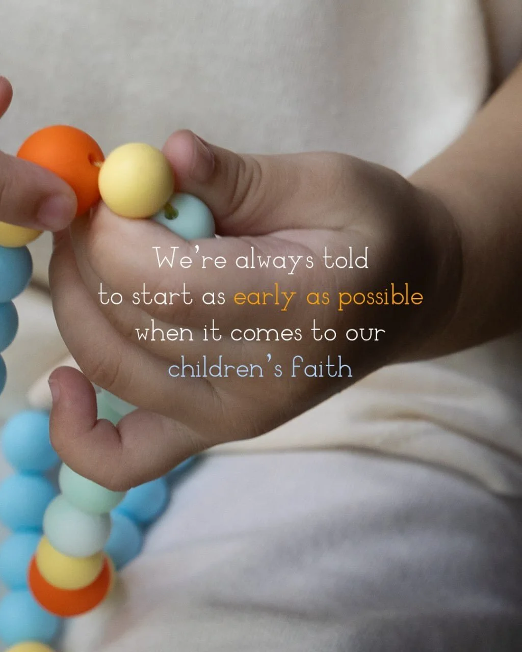 We are always talking about how we have to start as soon as possible to expose our kids to our faith.

But the real question we kept coming back to was &mdash; how?

Lamb &amp; Light comes from our own experience as moms,
trying to guide our children