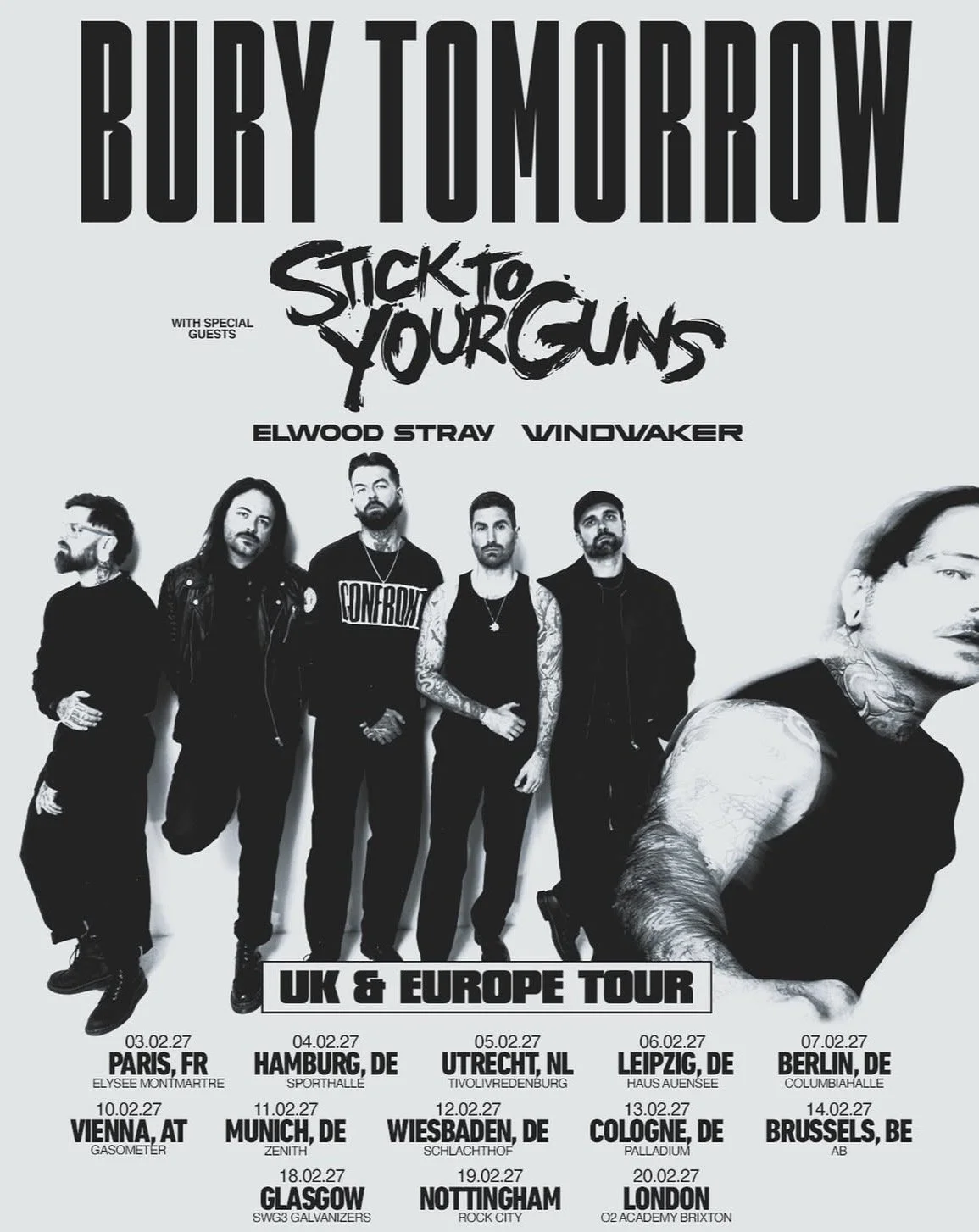 Bury Tomorrow Announce Huge 2027 UK and European Headline Tour