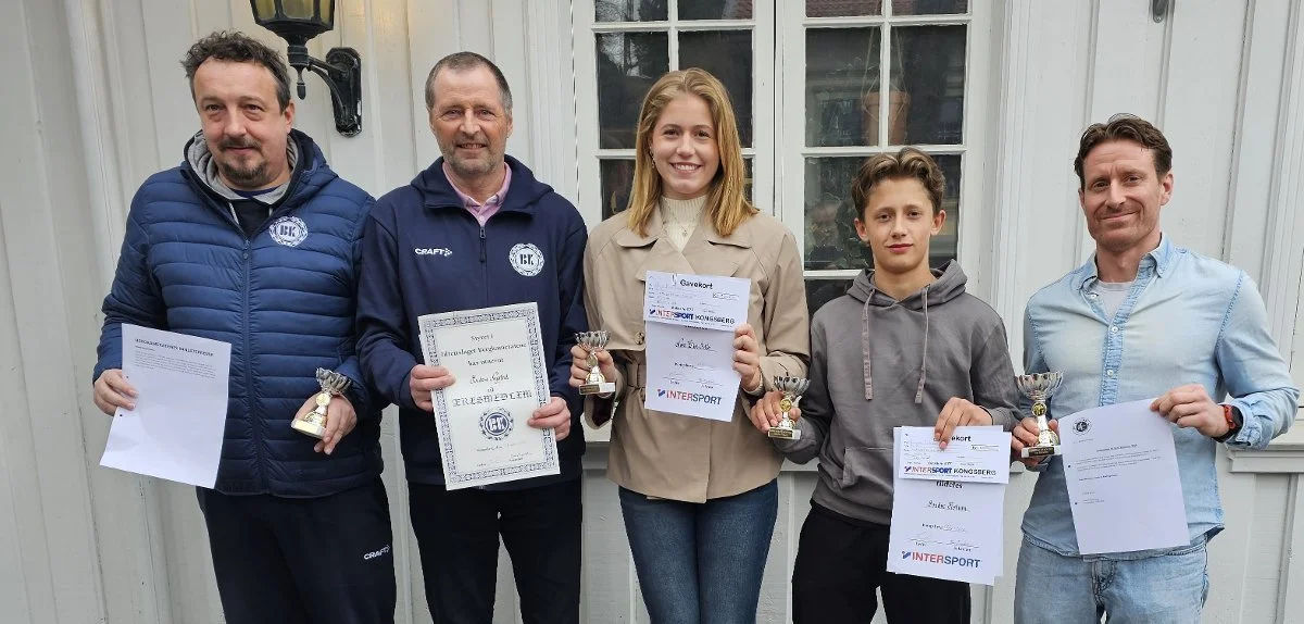 Fem personer som ble hedret på årsmøte til BK