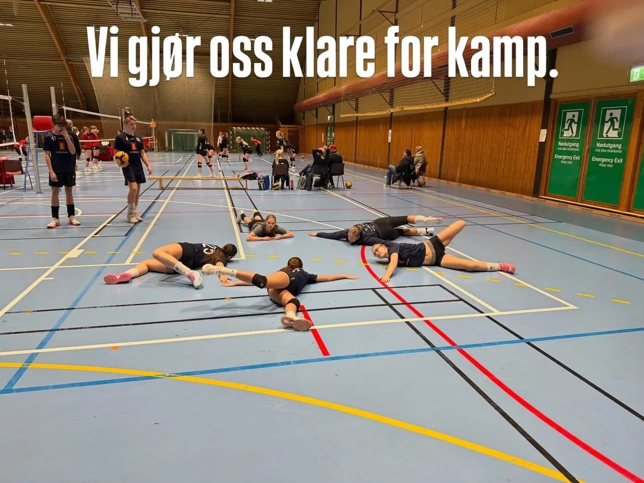 Bergkameratene BK-volleyball varmer opp