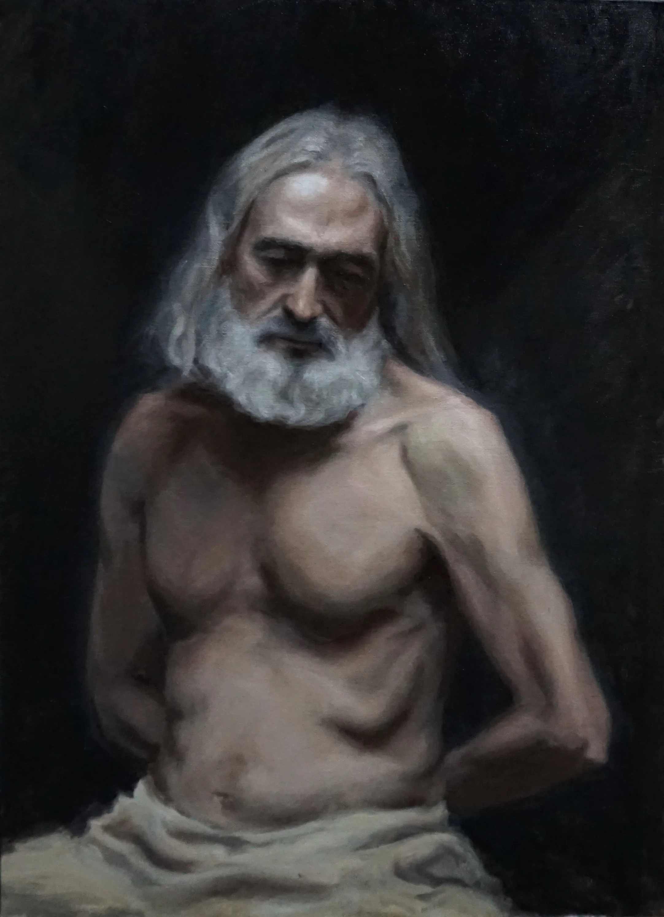 The prisoner - Oil on canvas