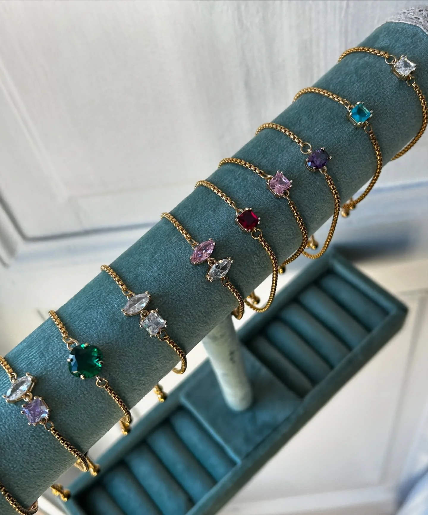 Bracciali regolabili con cristallo 💎

Acciaio inossidabile