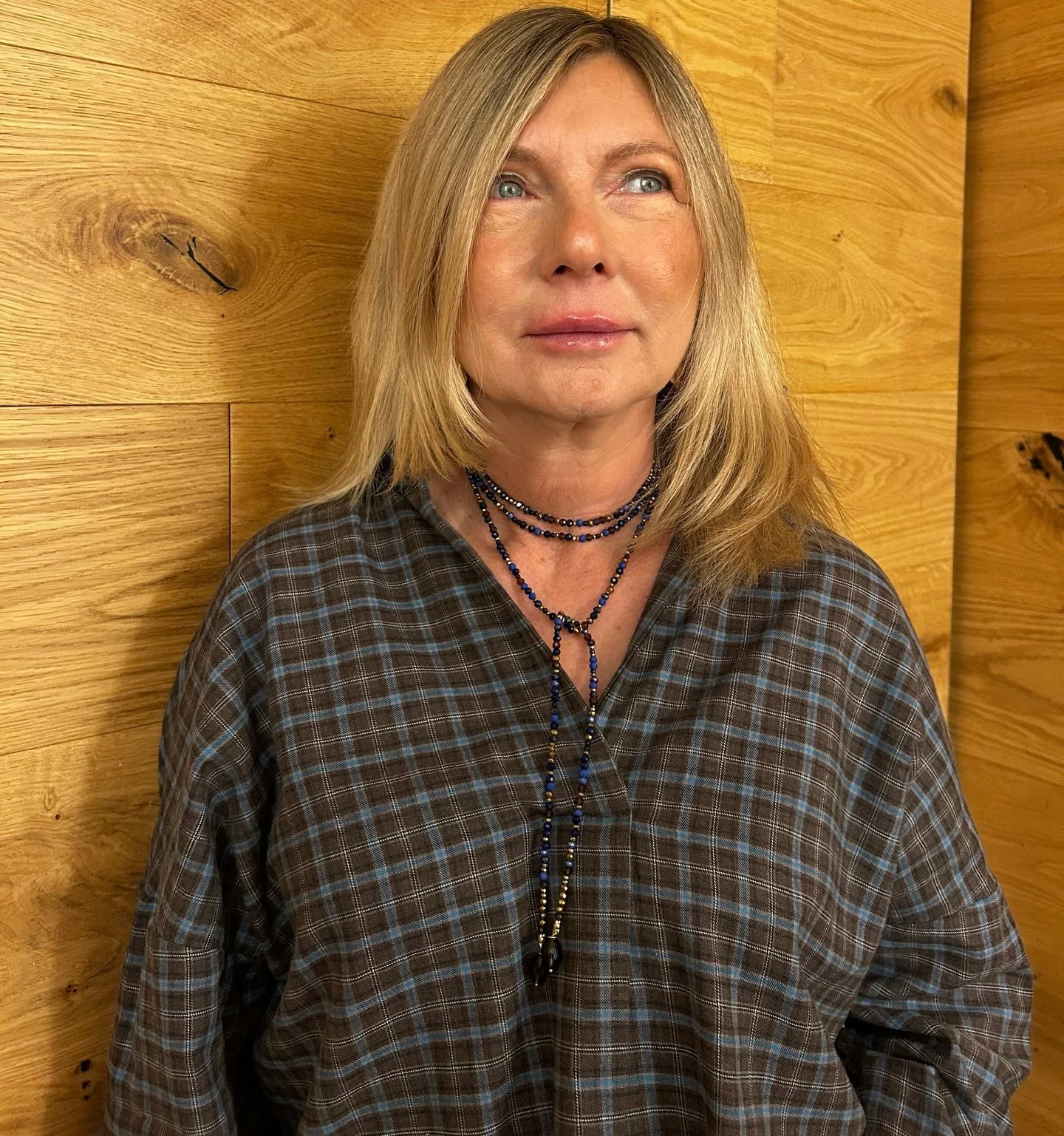 Spaghetti blu con quarzi marroni 💙🤎