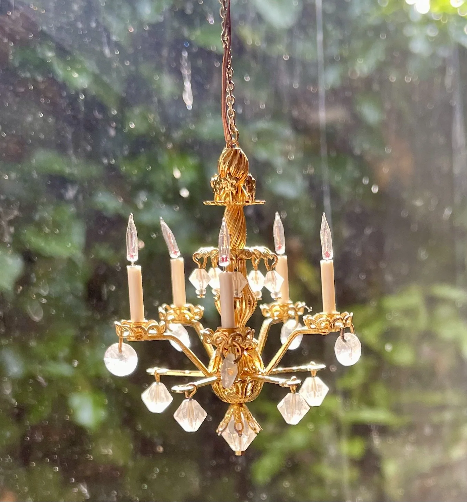 5 arm chandelier