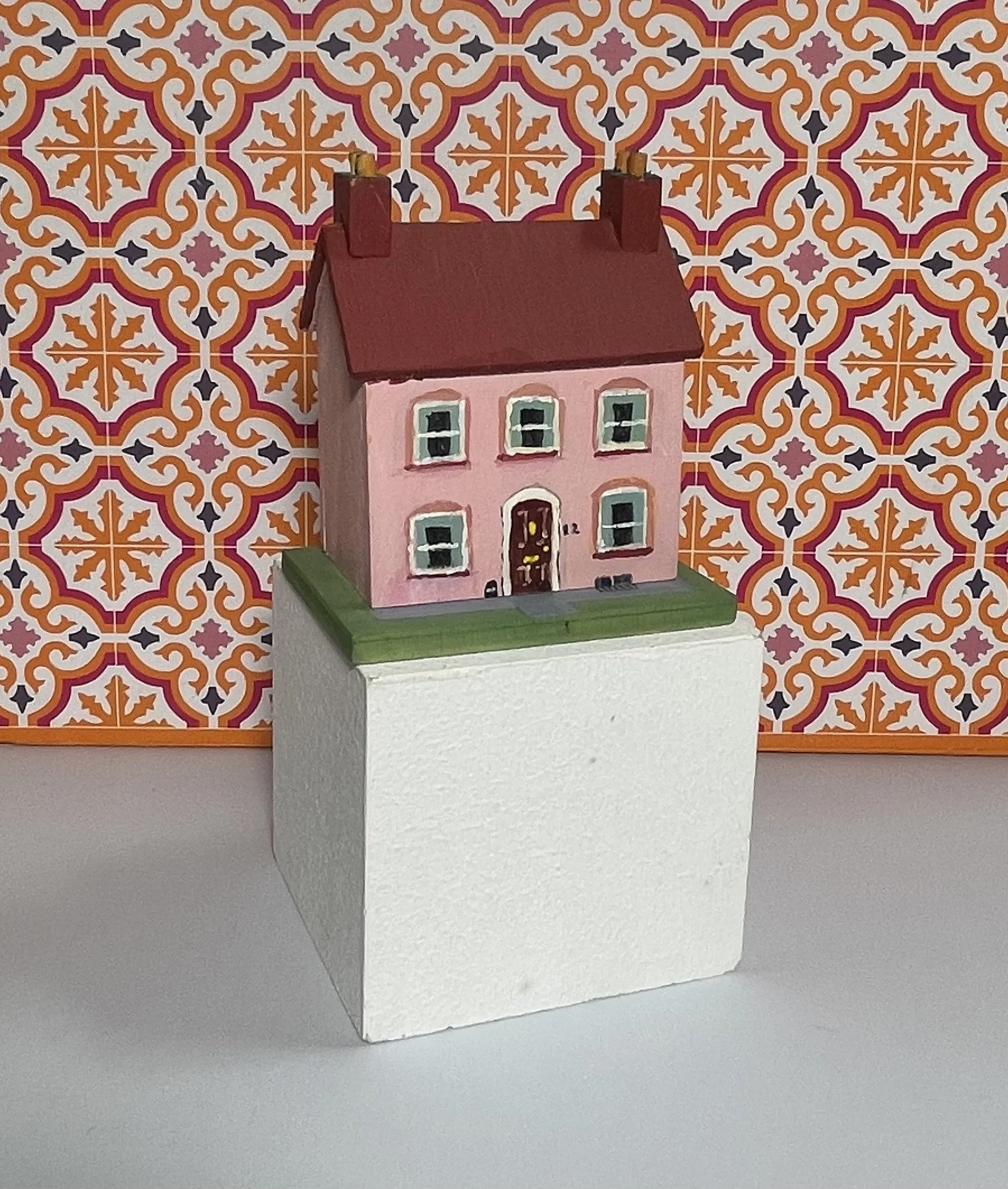 Hand painted dolls house for your dolls house