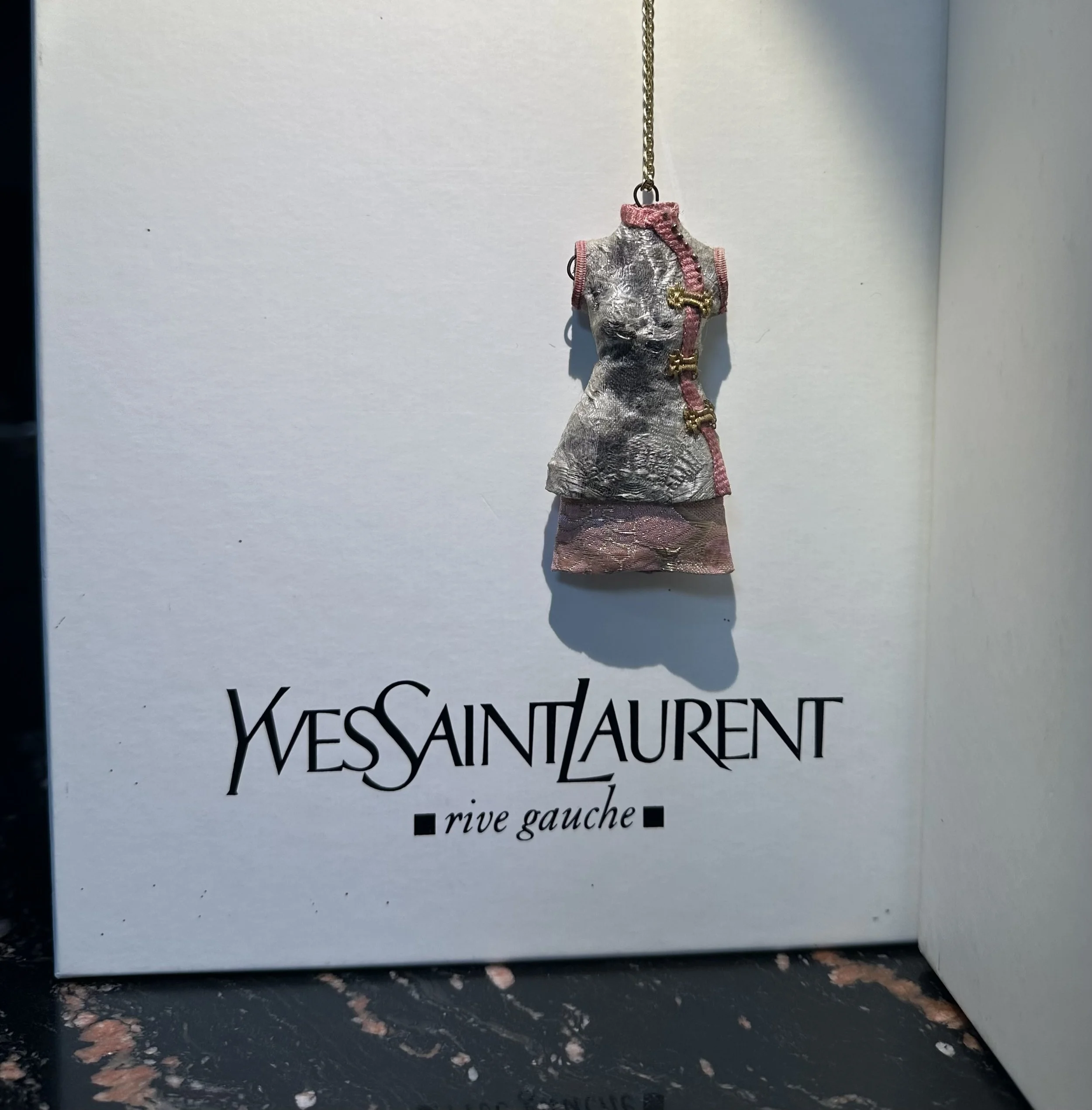 Unusual outfit on hanger