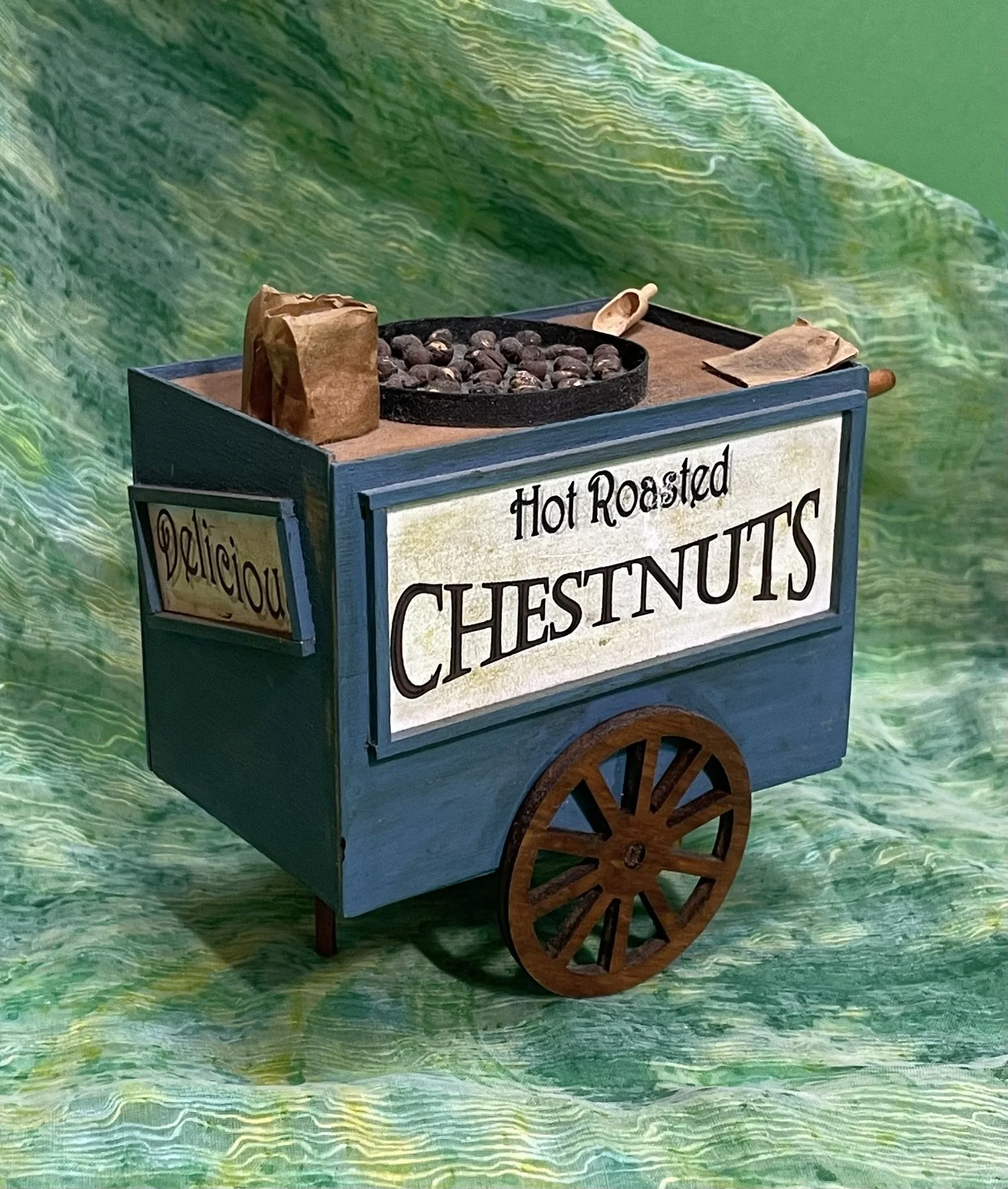 Chestnuts cart.