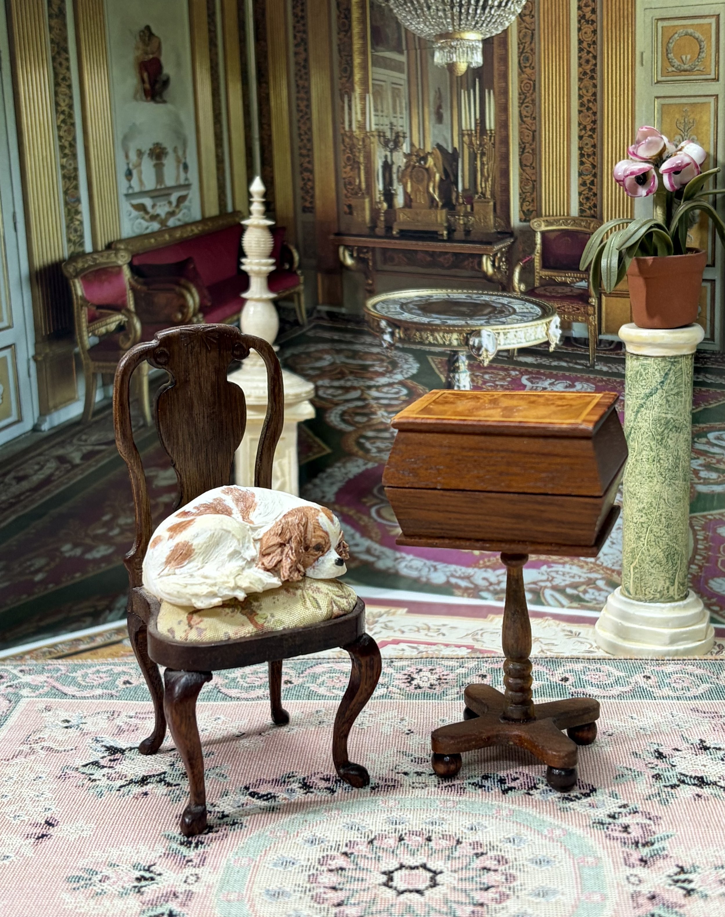 Inlaid Teapoy