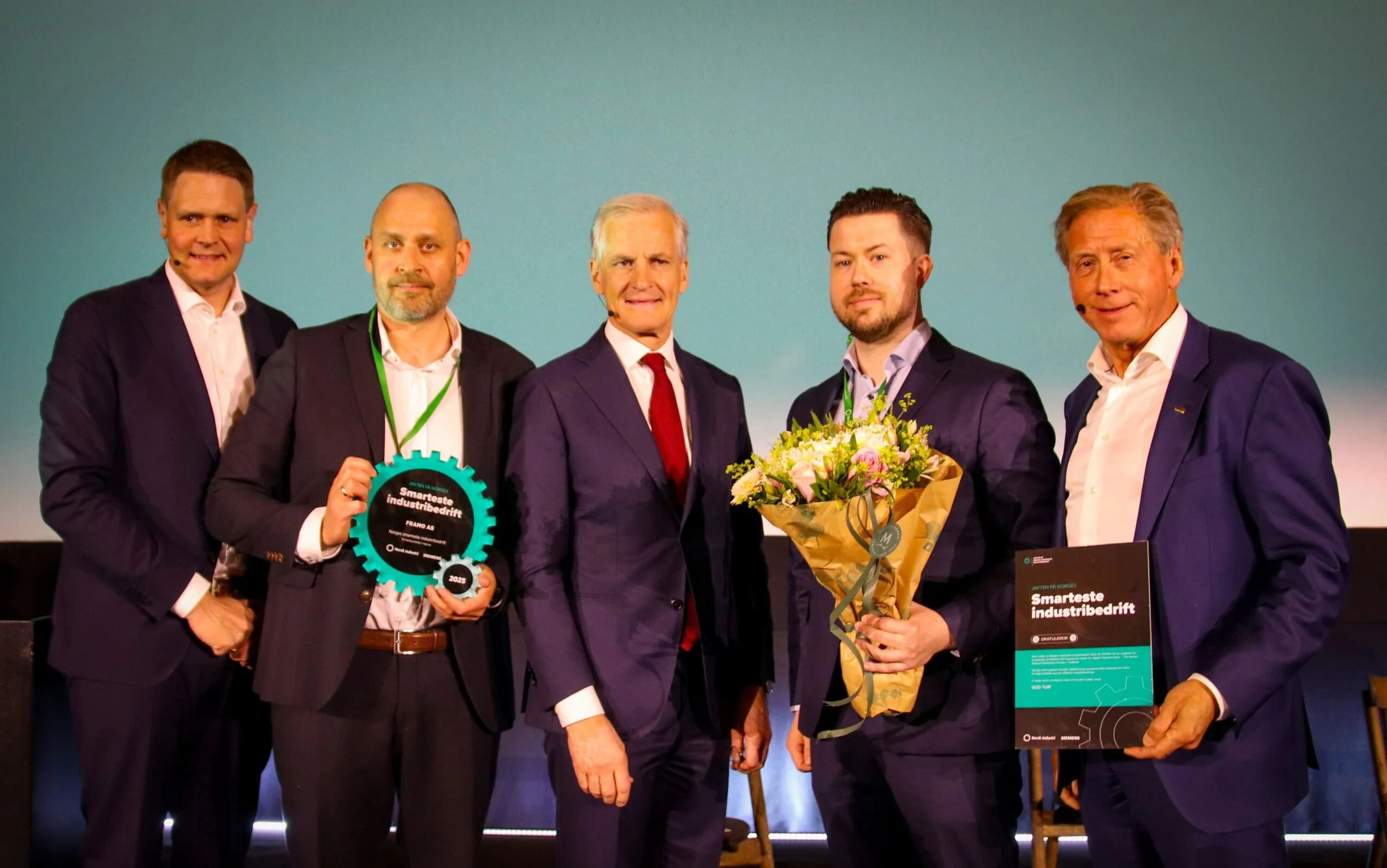 Framo kåret til Norges smarteste industribedrift 2025