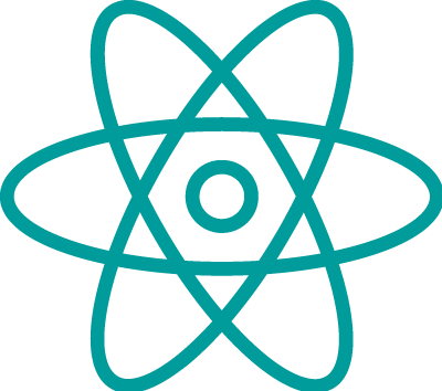 En illustrasjon av en atommodell med en kjerne og elektronskall rundt