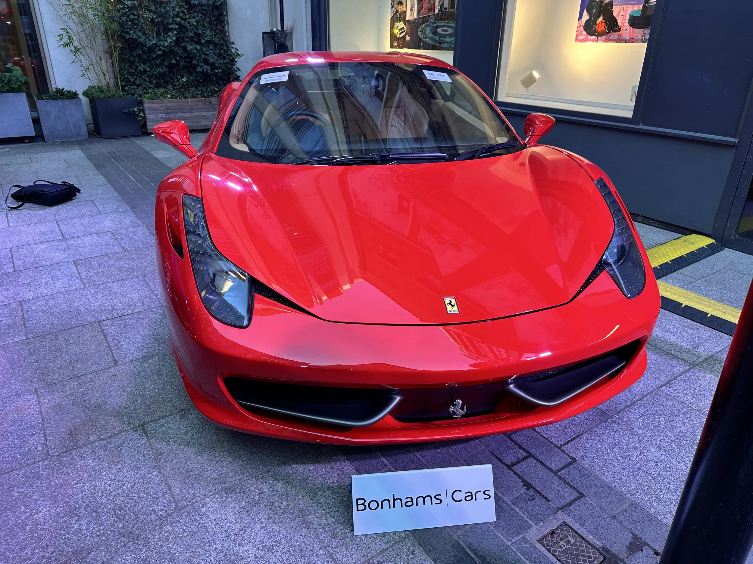 Ferrari 458 Italia Coupe at Bonham's December Bond Street sale