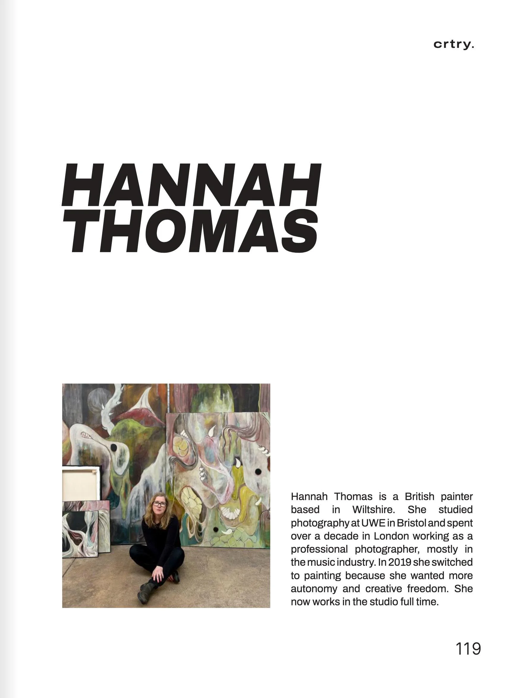 Featured Artist in Issue #17 of Curatory Magazine. 
.
So nice to see my work in print always, especially at this odd in between point whilst I am without a proper studio and before starting my MA.  Not much work in progress to share, so it is lovely 