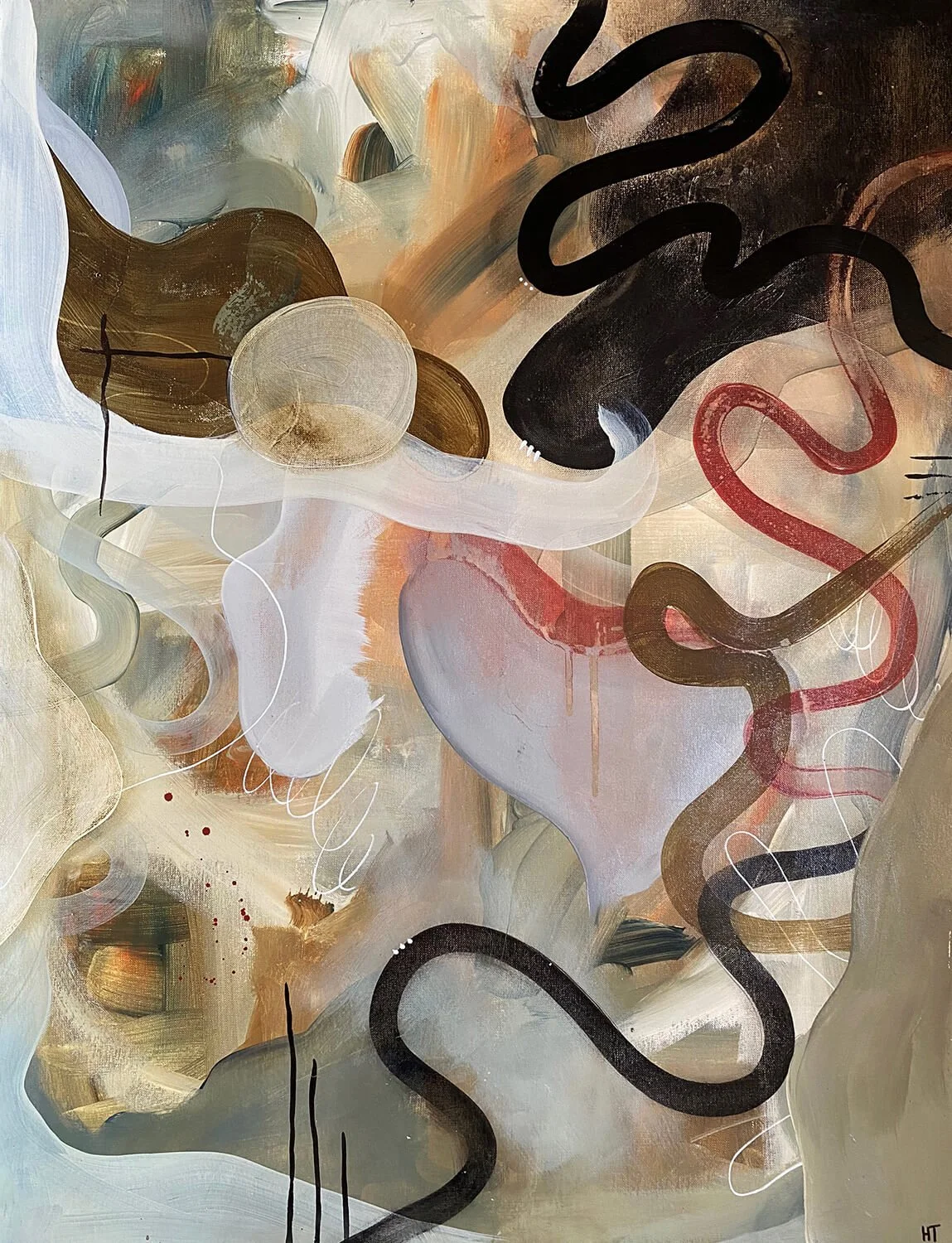 ORBED REPOSE (2021) Work on Paper