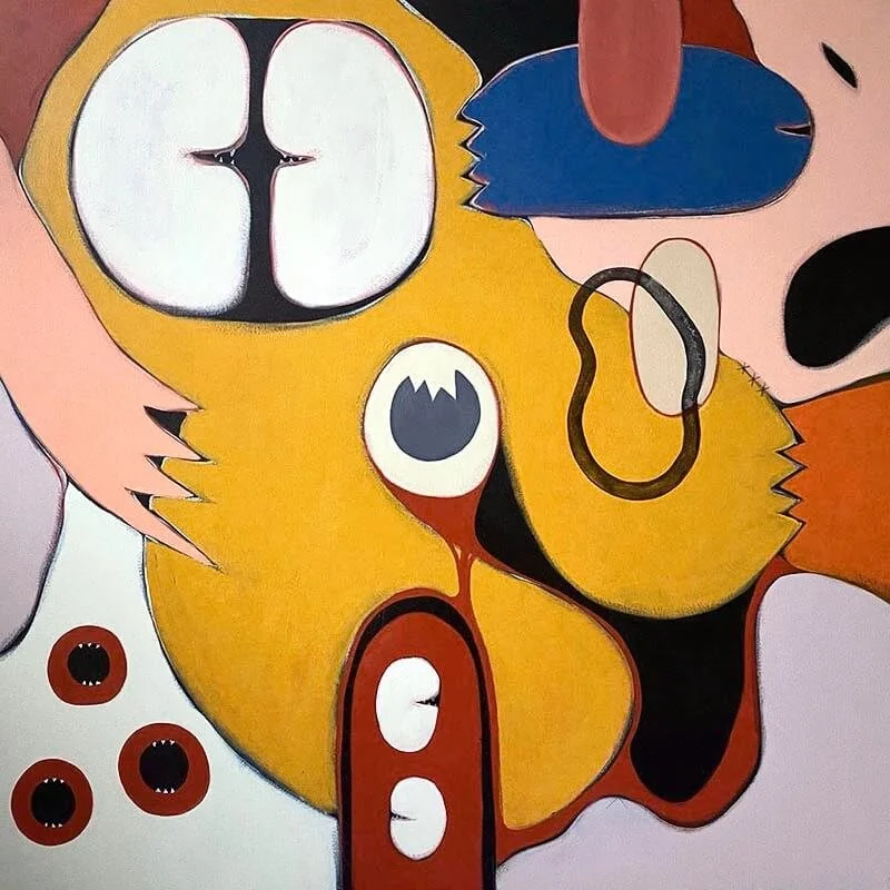 MALCONTENT #1 (2022) 120 x 120 cm