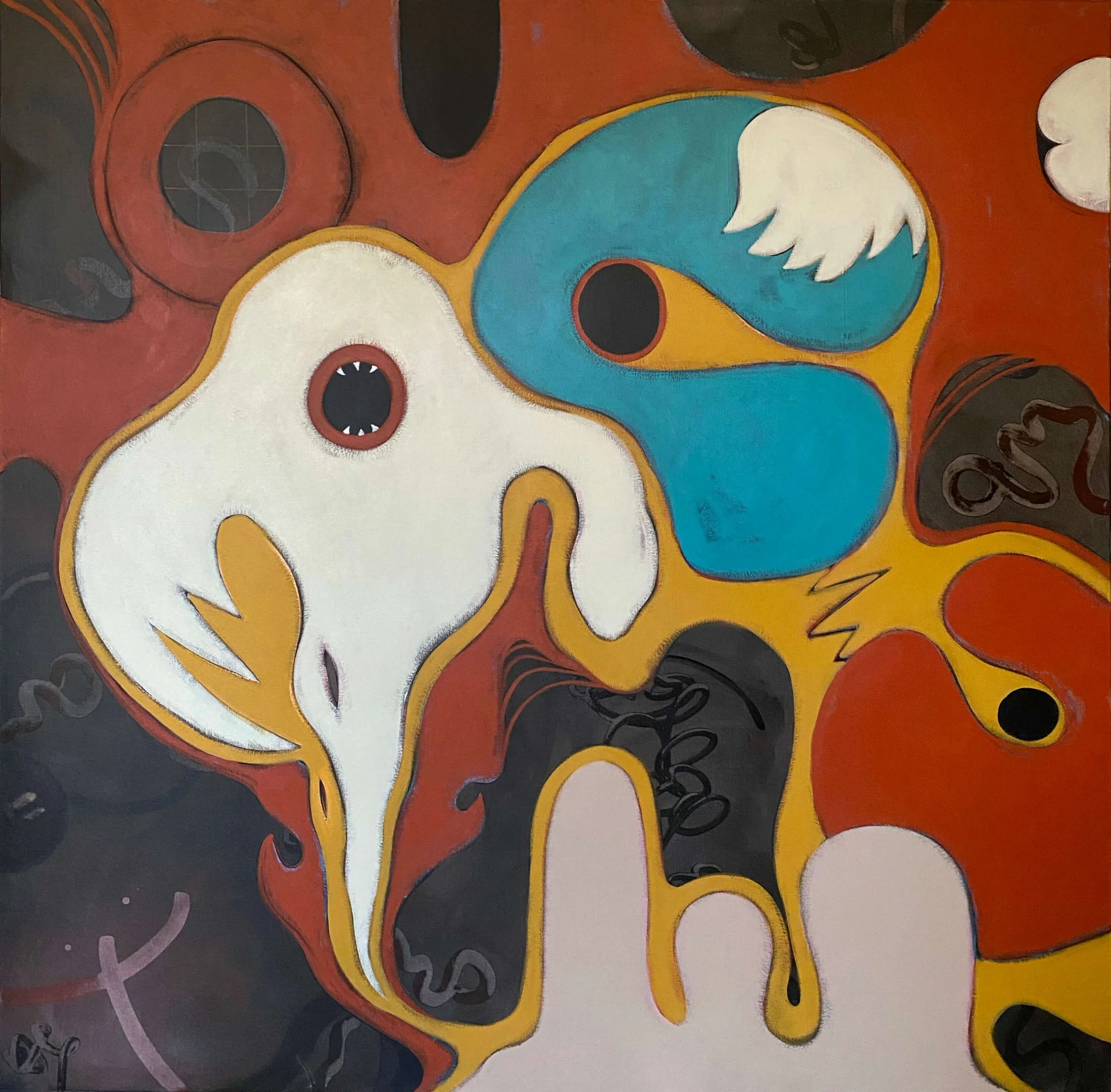 SEASON OF THE WITCH #11 (2022) 155 x 155 cm