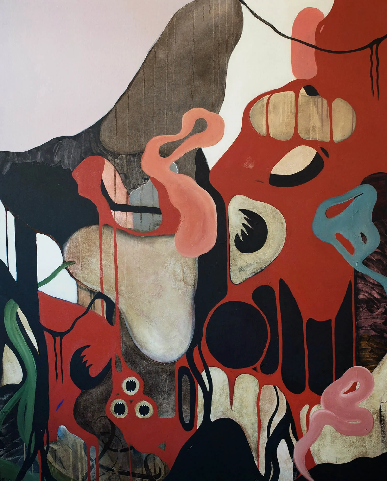 SUBTERRANEAN (2021) 150 x 120 cm