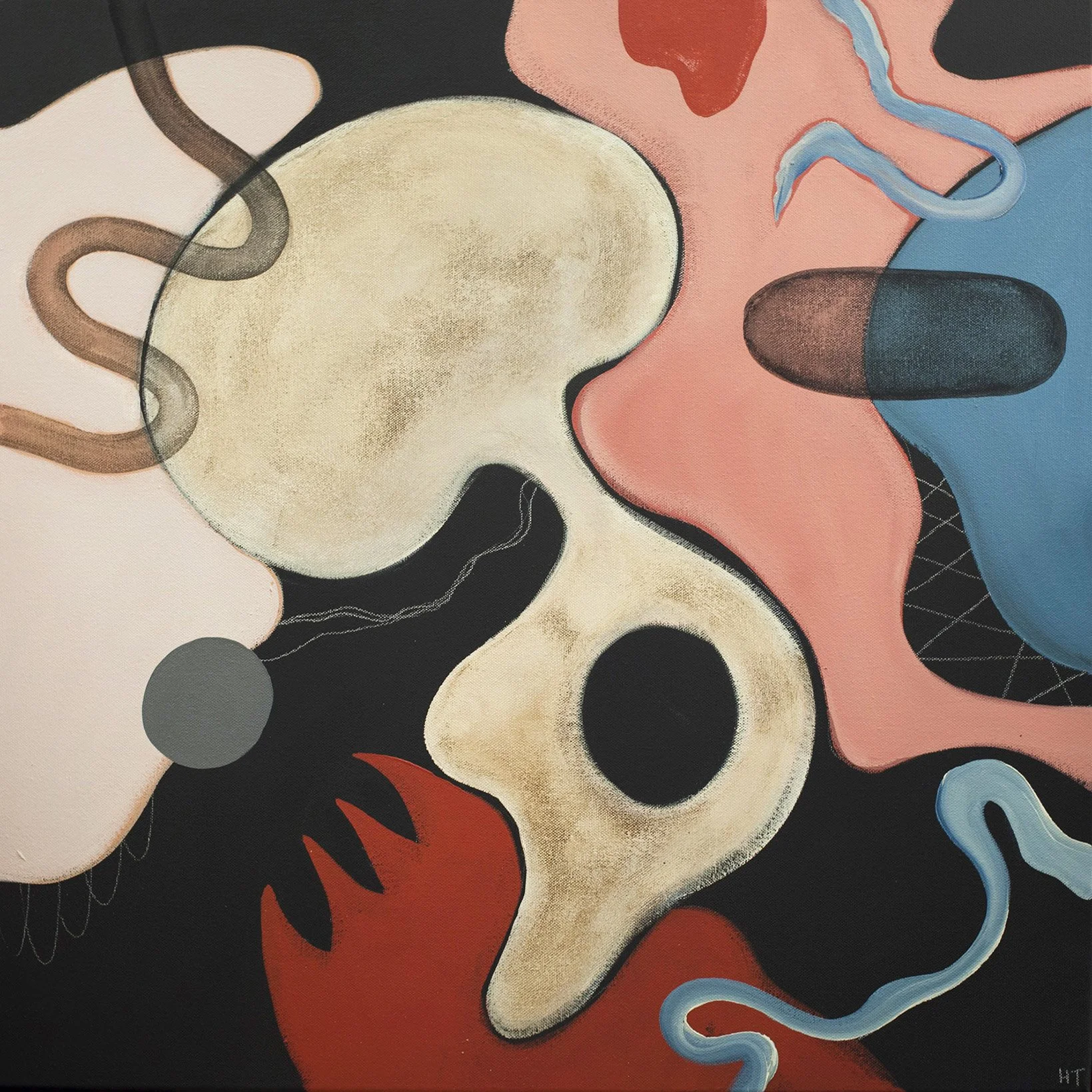 STUDY #5 (2021) 60 x 60 cm