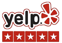Yelp 5-star rating for Millard Junk Removal in Omaha, showcasing highly rated junk removal and demolition services.