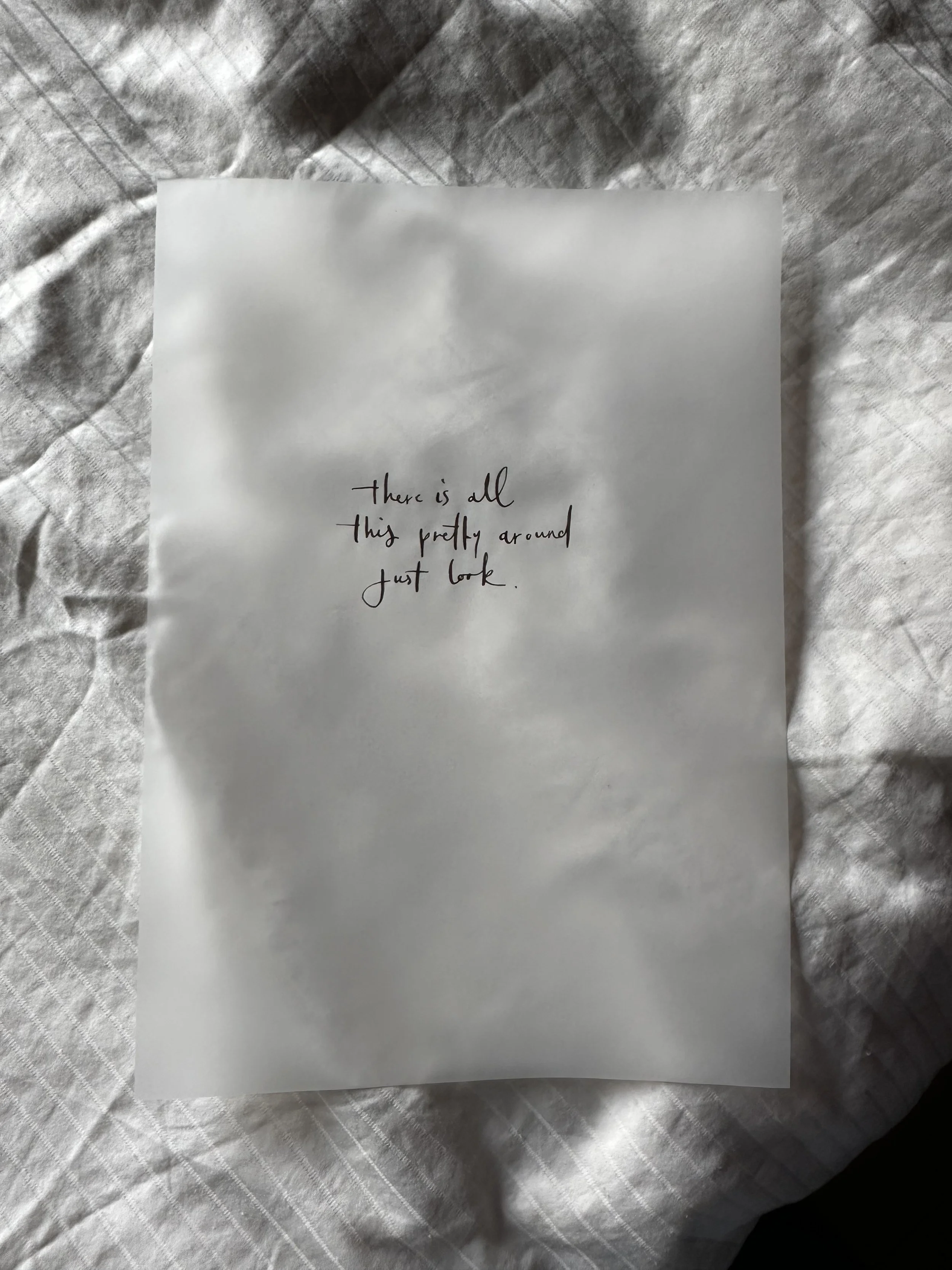 Jouw tekst op VELLUM poster