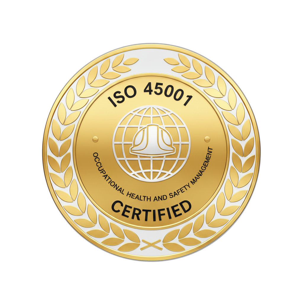 Gold Badge for ISO45001 certification