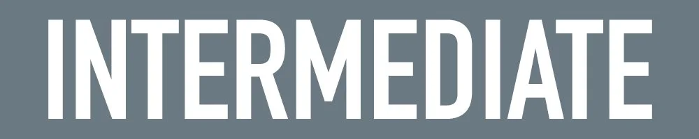 Image of the word INTERMEDIATE