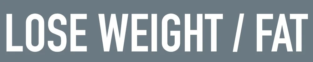 Image of the words LOSE WEIGHT / FAT