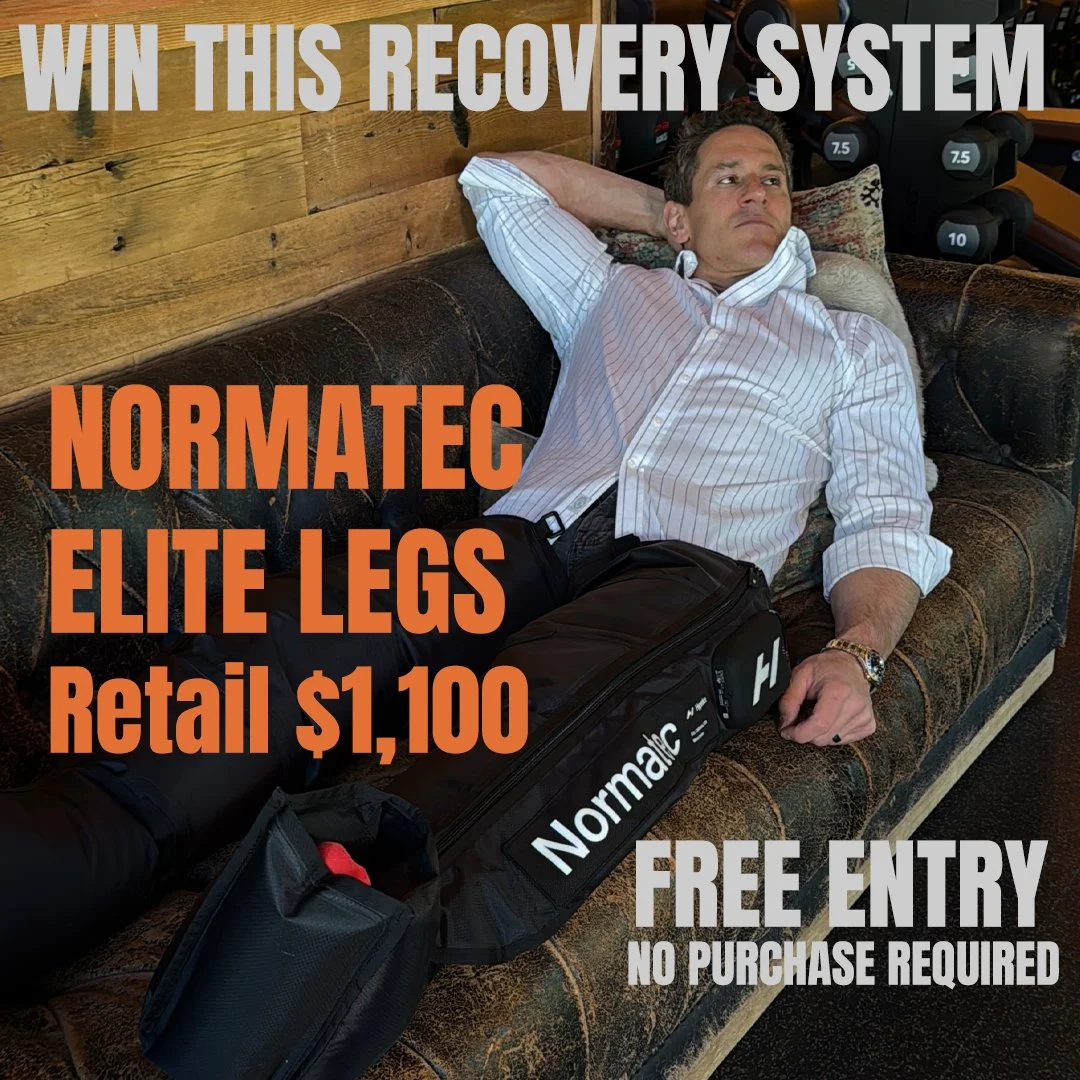Don Saladino wearing Normatec Elite Legs