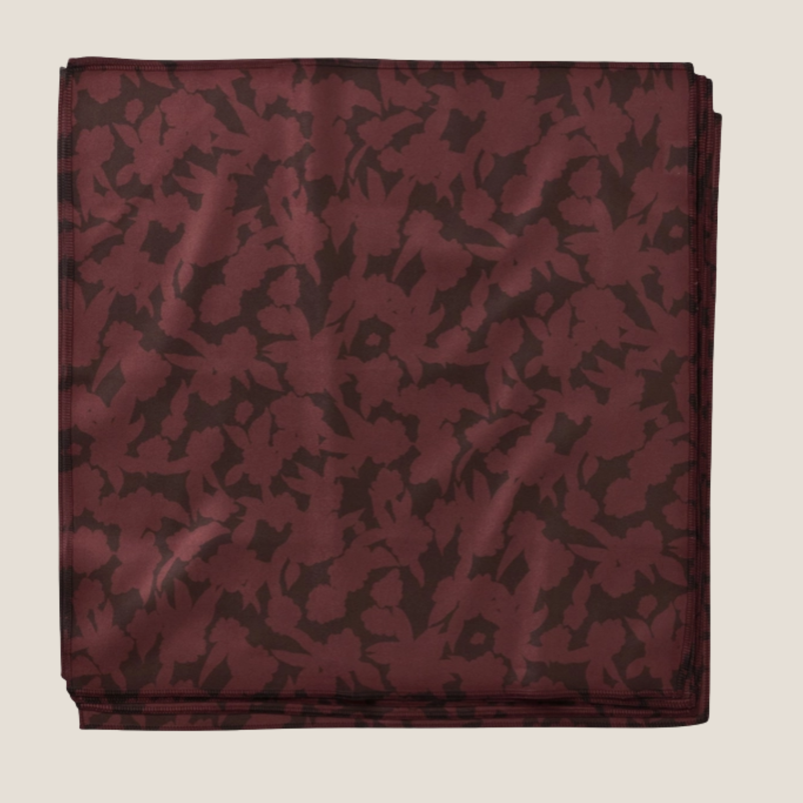 Geometry Wild Wood Maroon Dinner Napkin, 6pk