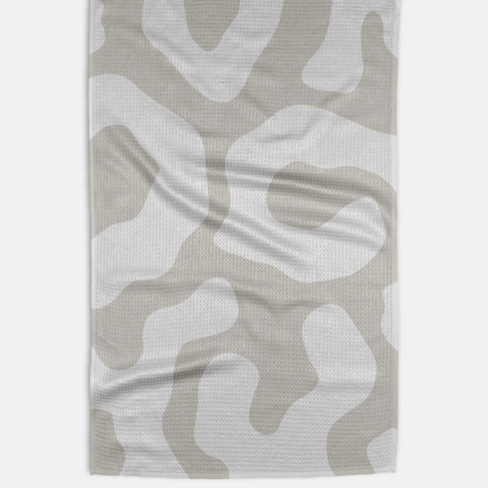 Geometry Off White Tea Towel