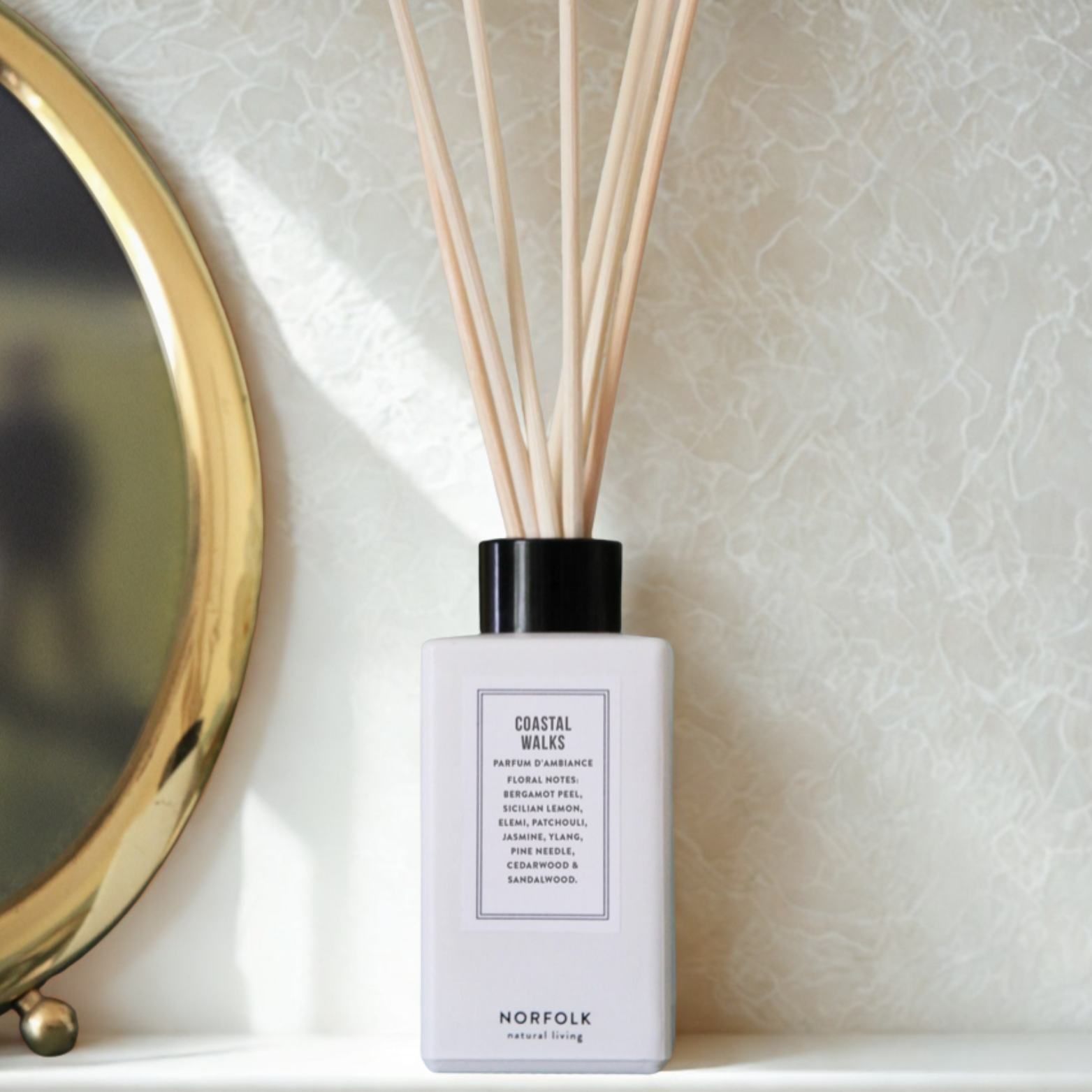 Norfolk Natural Living, 100ml Reed Diffuser - Coastal Walks