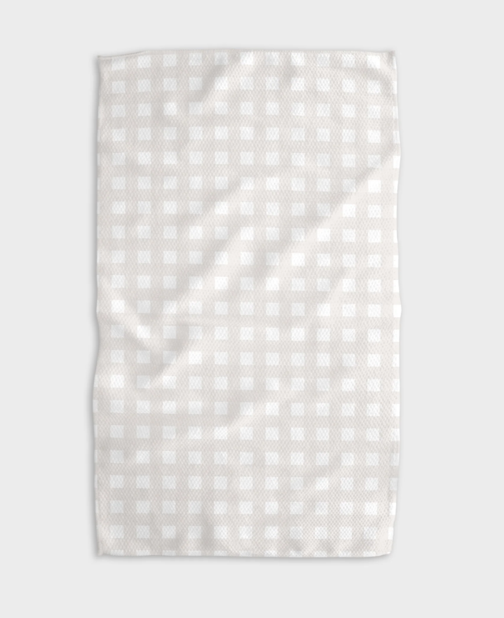 Geometry Gigi Beige Tea Towel