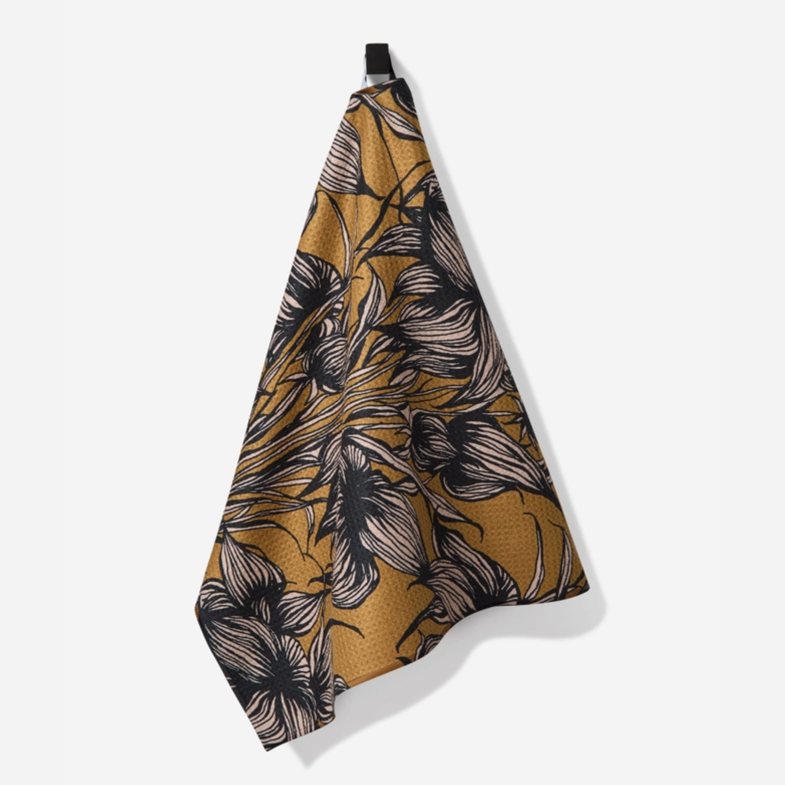 Geometry Stay Saffron Tea Towel