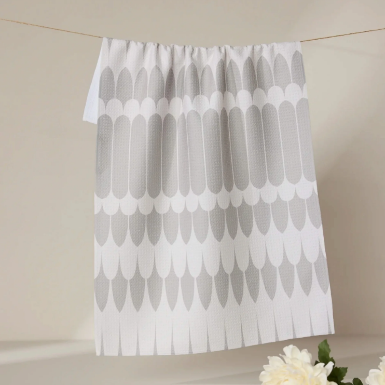 Geometry Salle D'or Tea Towel