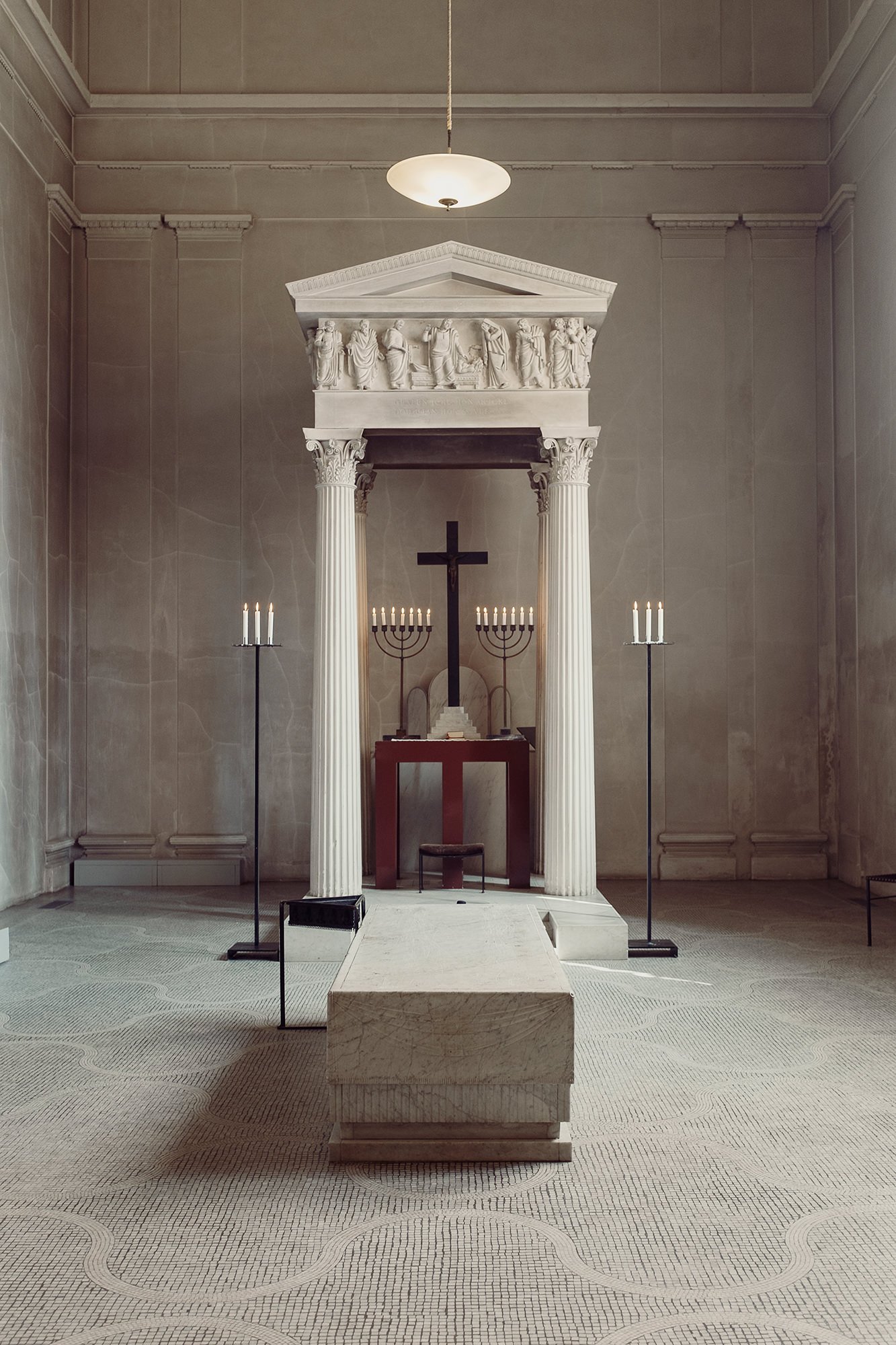 Skogskyrkogården i Stockholm. Uppståndelseskapellet.