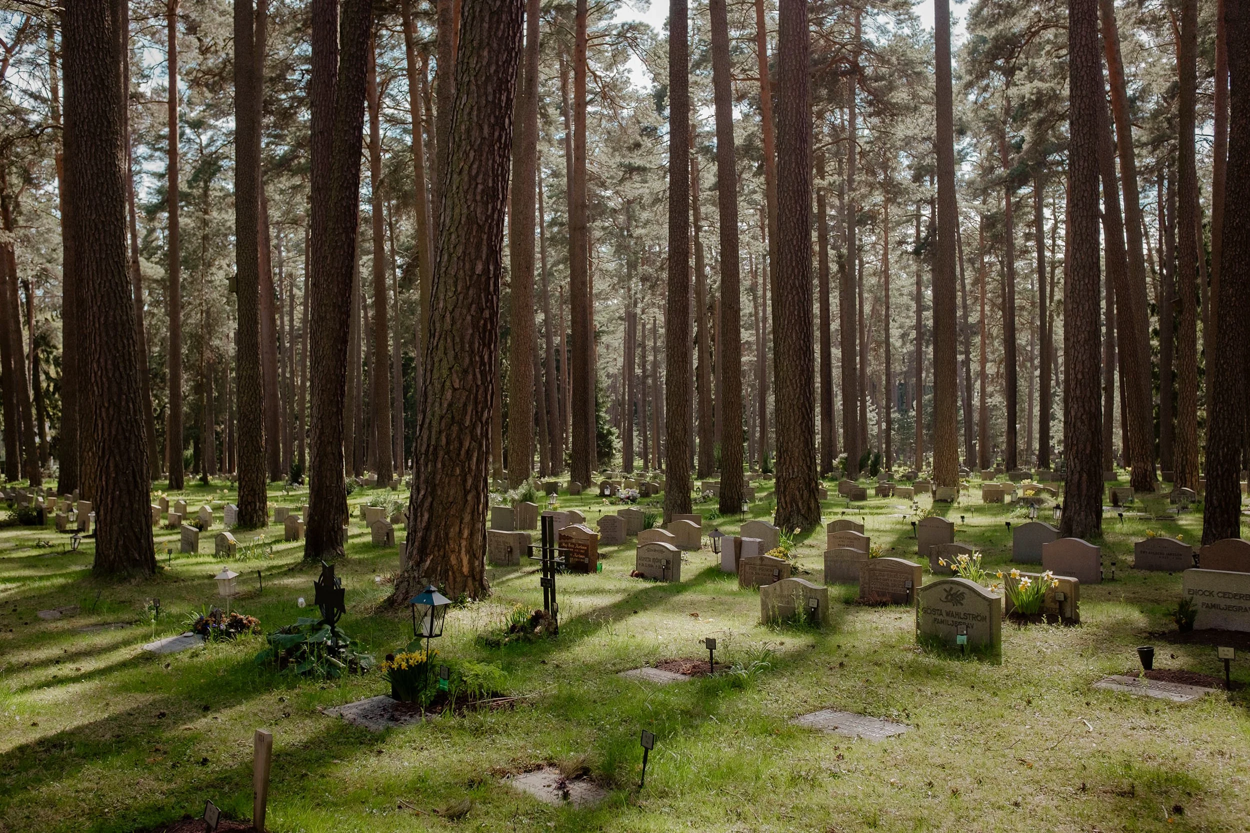 Skogskyrkogården i Stockholm. 
