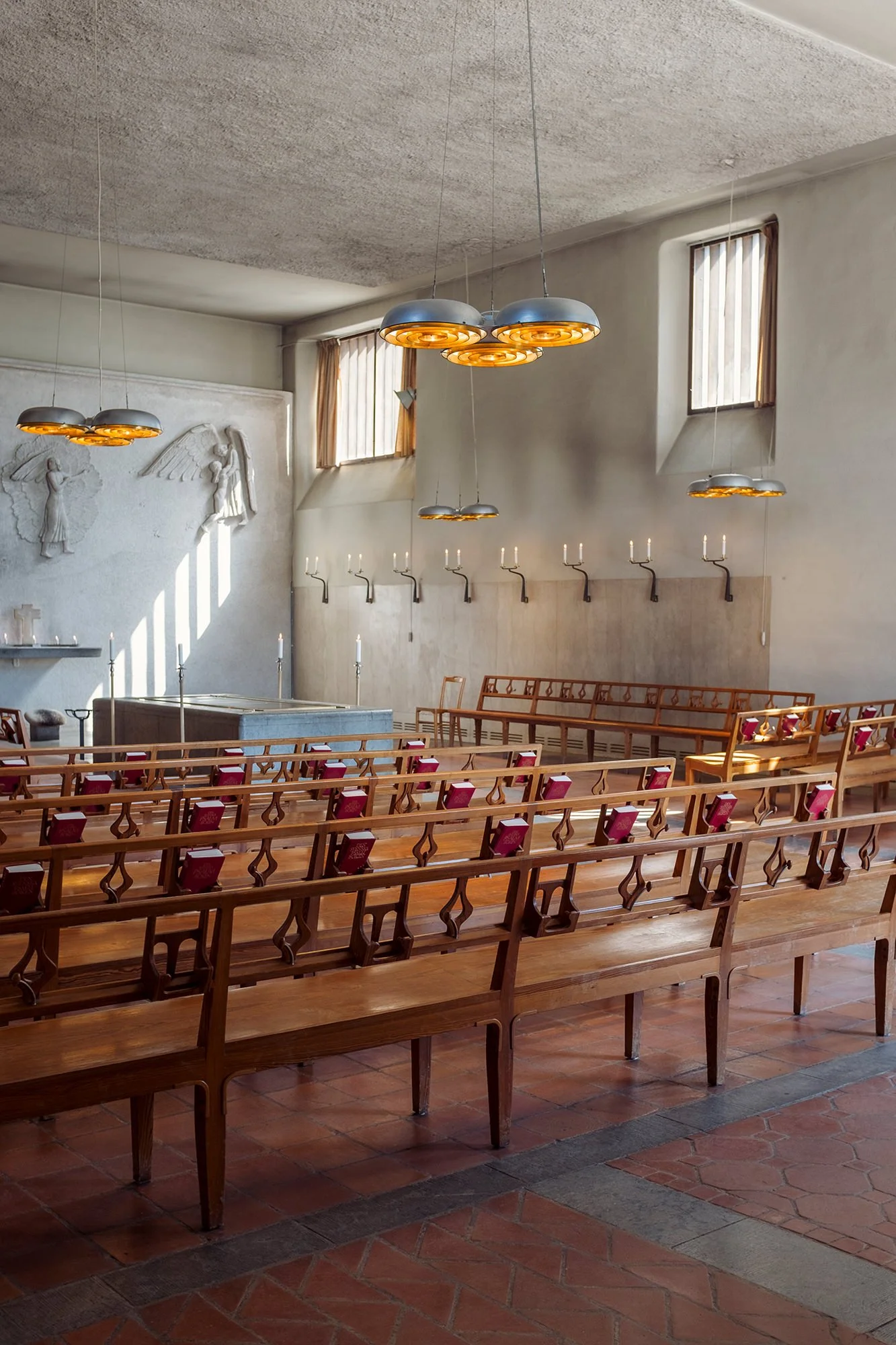 Skogskyrkogården i Stockholm. Trons kapell.