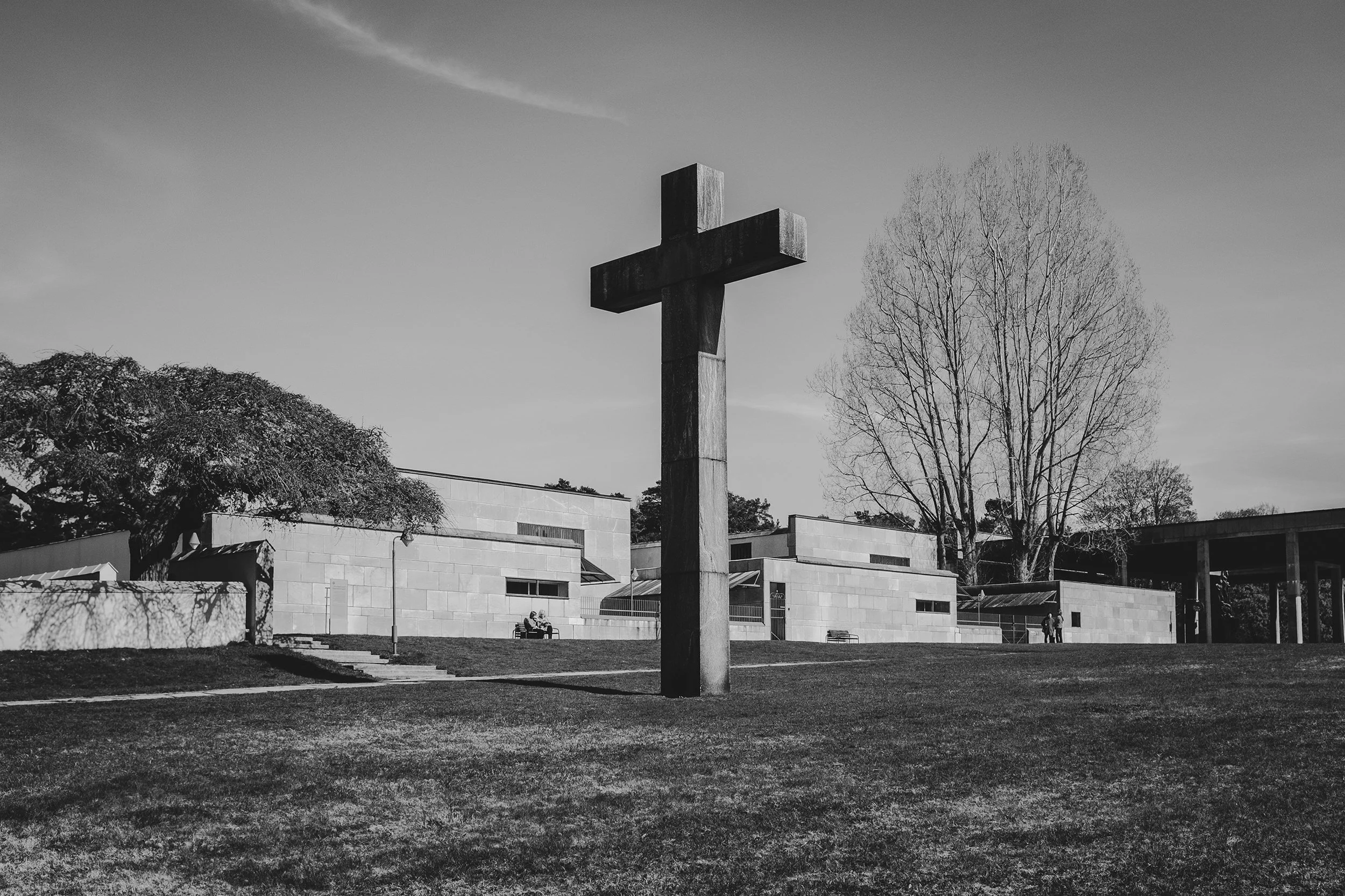 Skogskyrkogården i Stockholm. Heliga Korsets kapell.