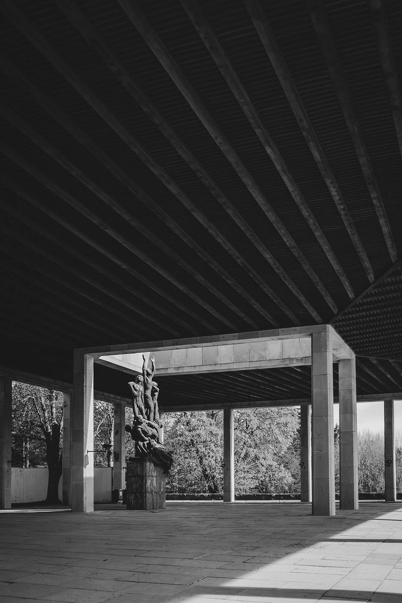 Skogskyrkogården i Stockholm. Monumenthallen.