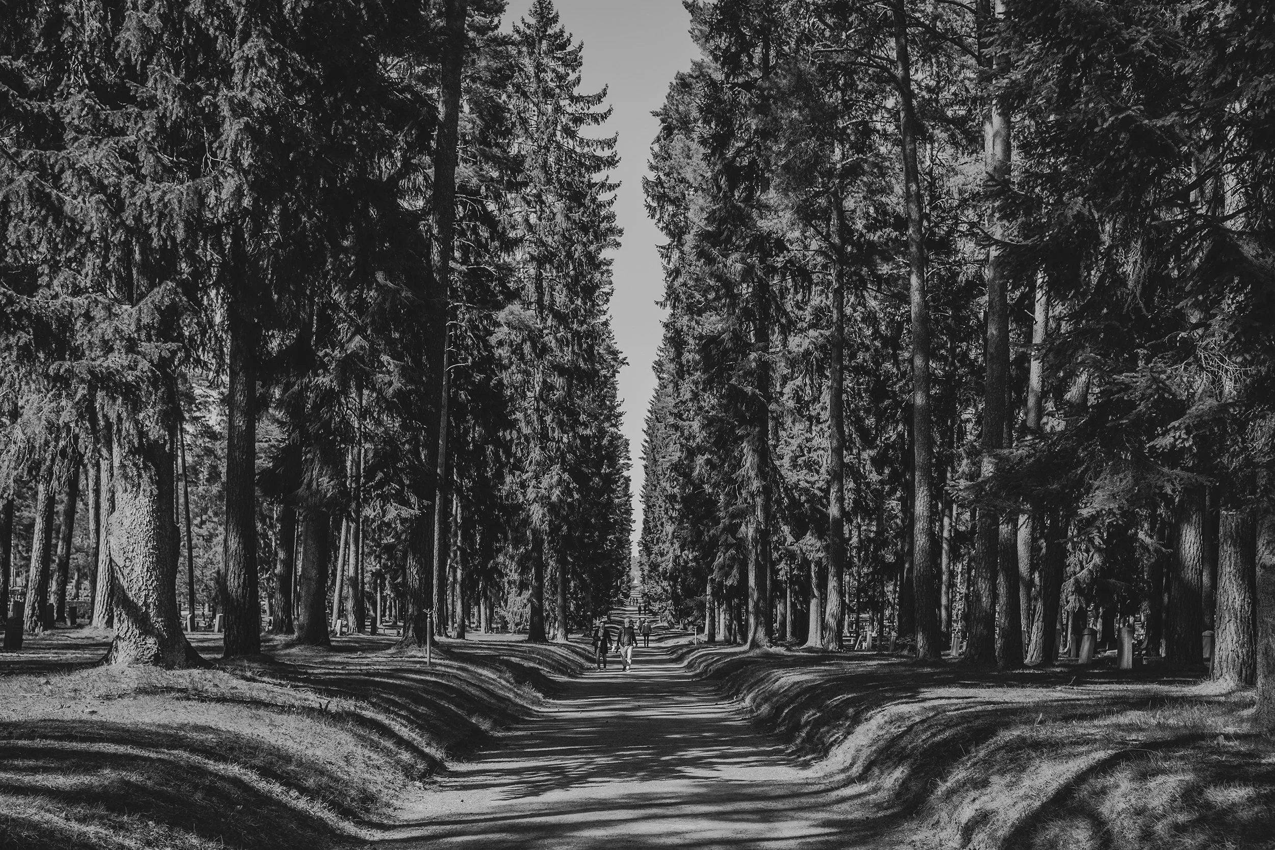 Skogskyrkogården i Stockholm. 