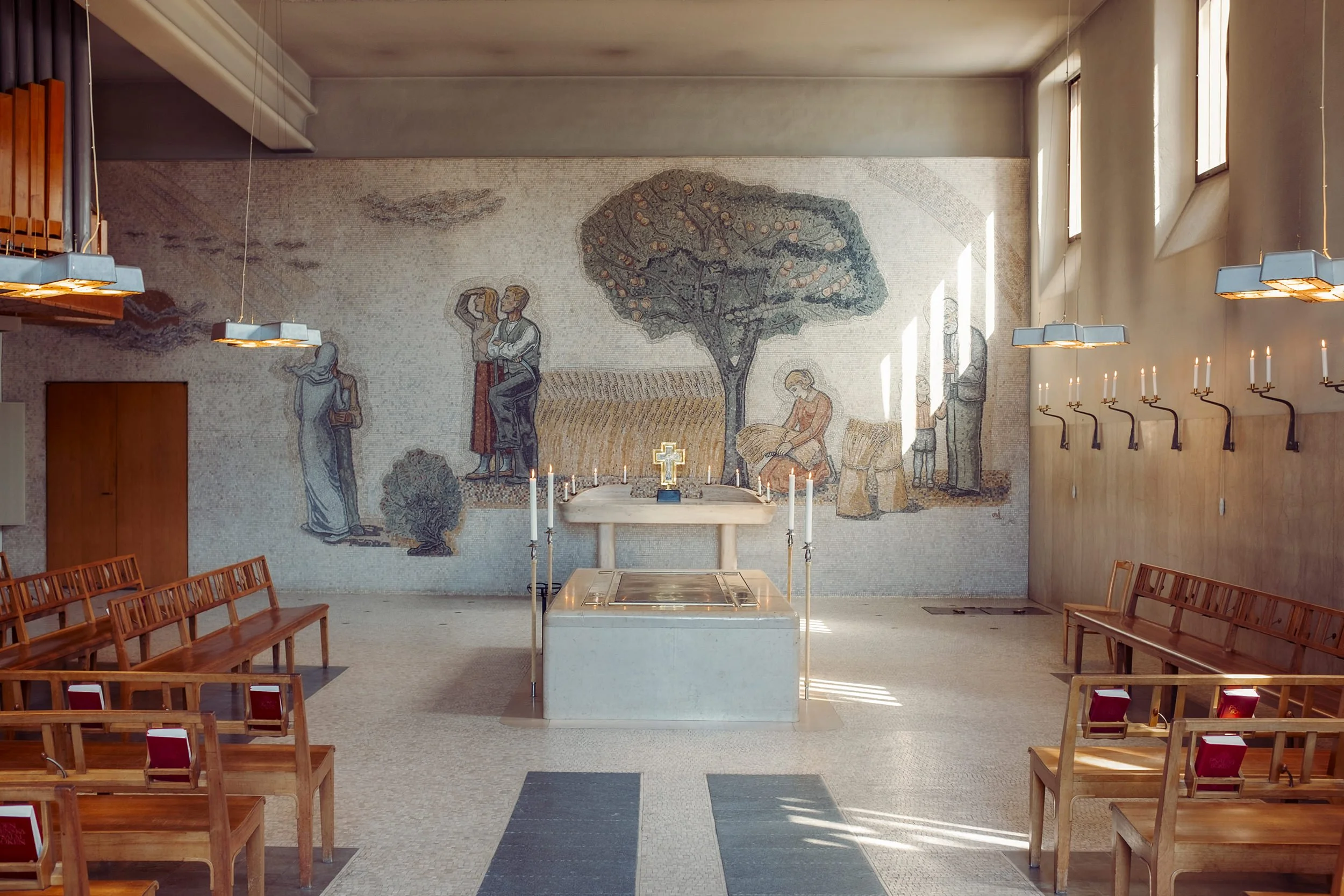 Skogskyrkogården i Stockholm. Hoppets kapell.