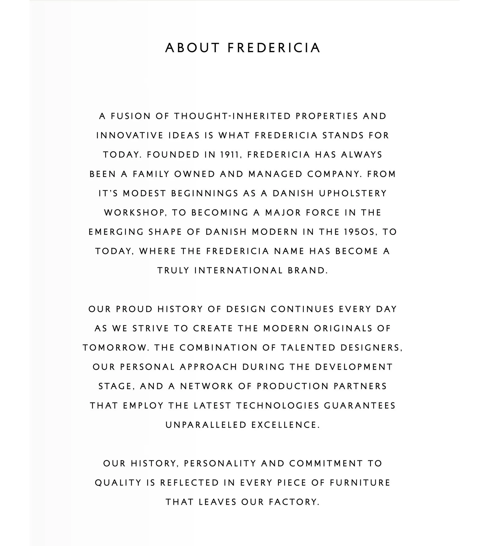 Brand Navigator - Fredericia Furniture