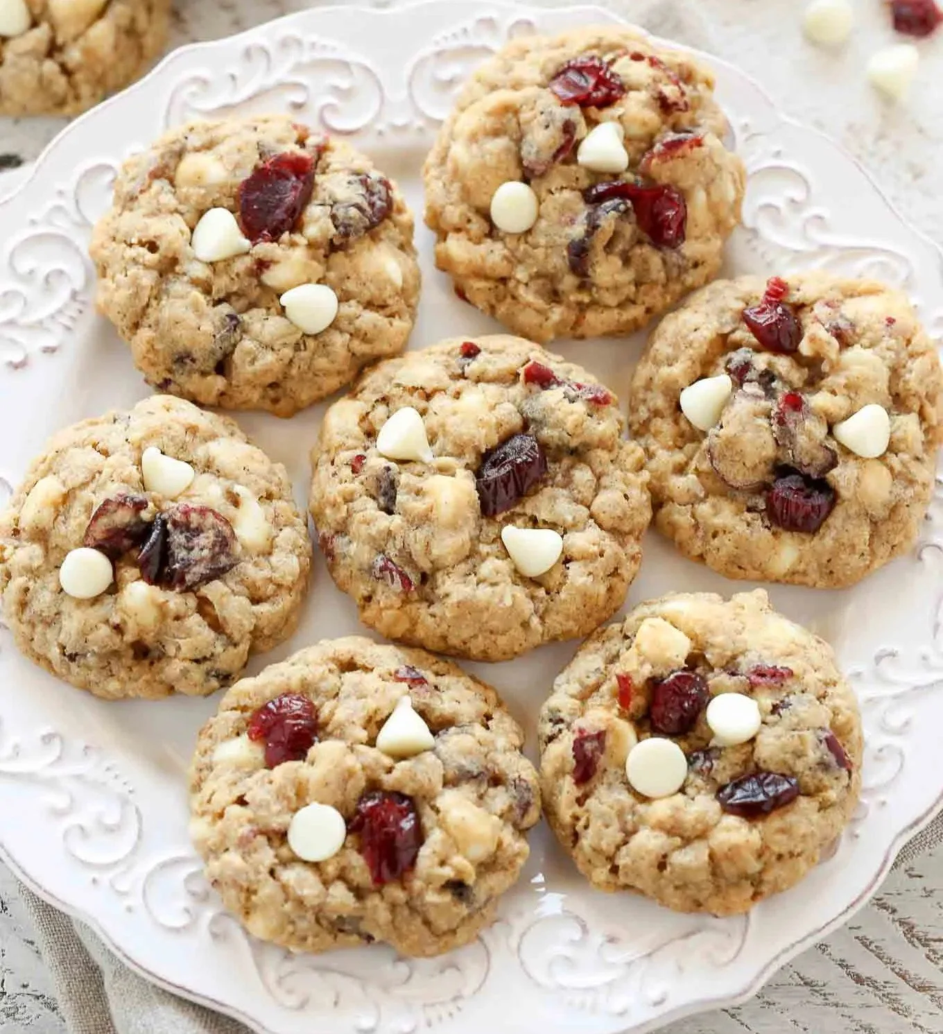 White Chocolate Cranberry Cookies