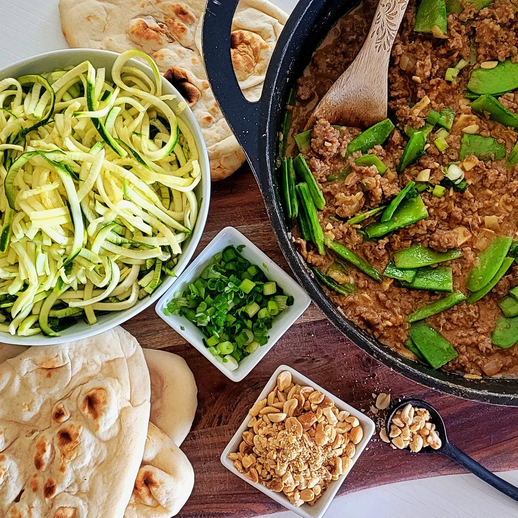 Pork Zoodle Bowls