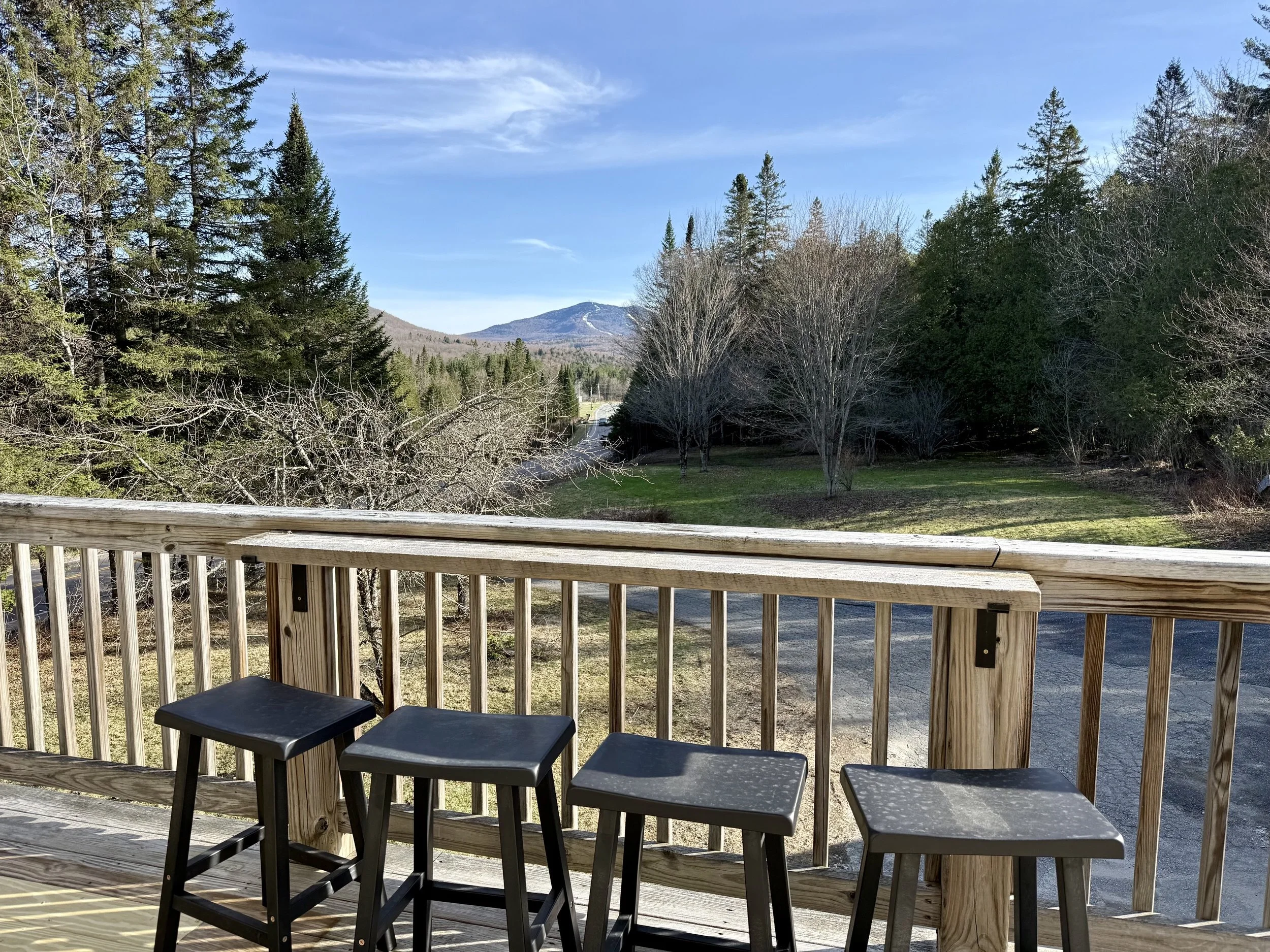 View from upper deck of Burke Mountain