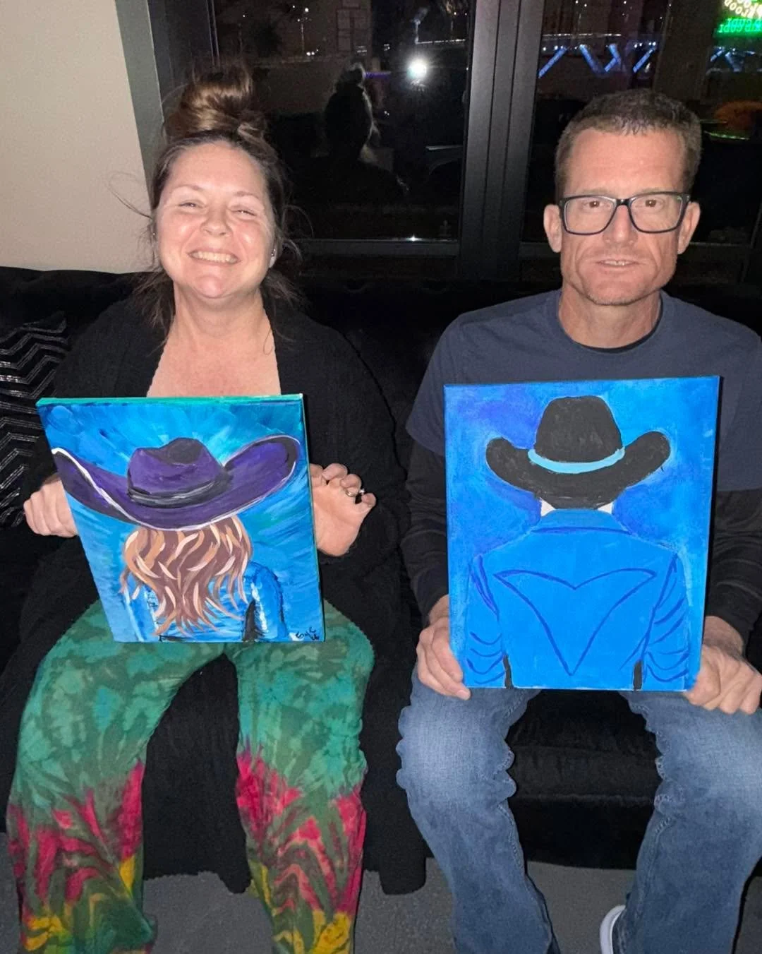 Celebrating Cowgirls and Cowboys for the Fort Worth Stock Show. It&rsquo;s Legendary!

#cowtownpaints #mobilepaintparty #thingstodoinfortworthtexas #paintandsipfortworth #paintandsip #fortworthevents #stockshow #rodeoforthworth #stockshowfortworth #r