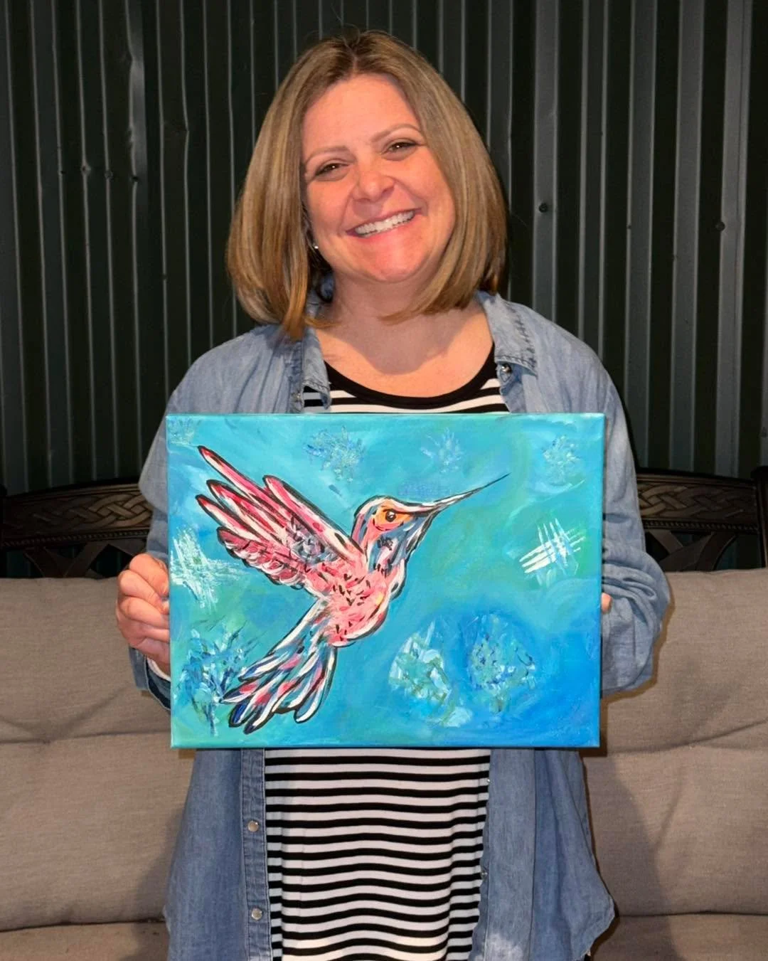 Hummingbirds 
#cowtownpaints #mobilepaintparty #thingstodoinfortworth #paintparty